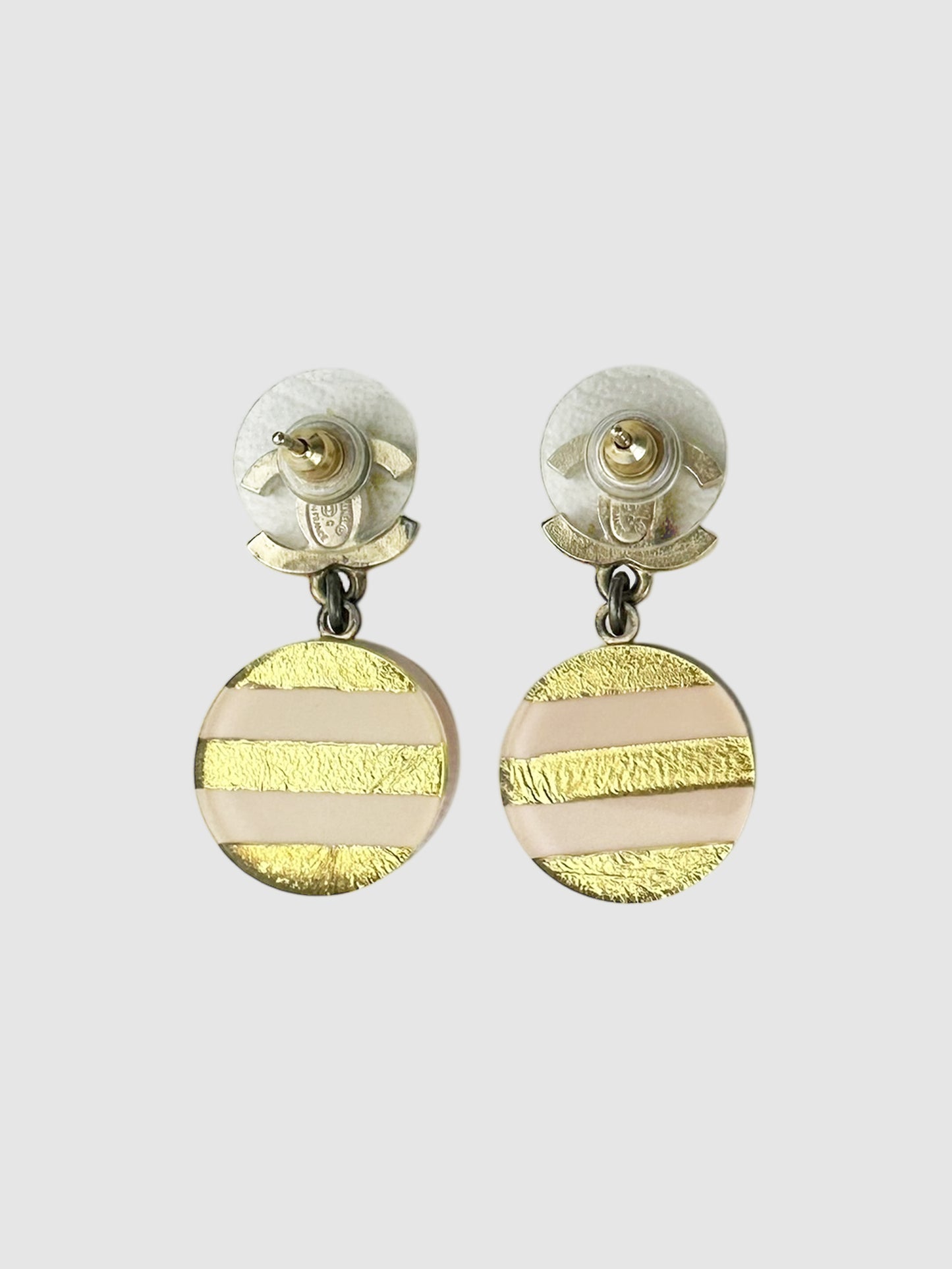 2013 CC Striped Earrings