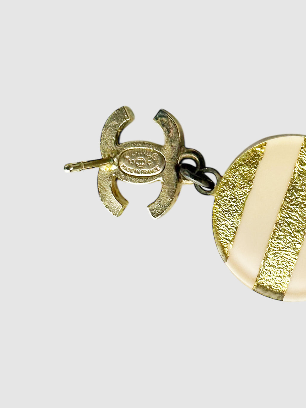 2013 CC Striped Earrings