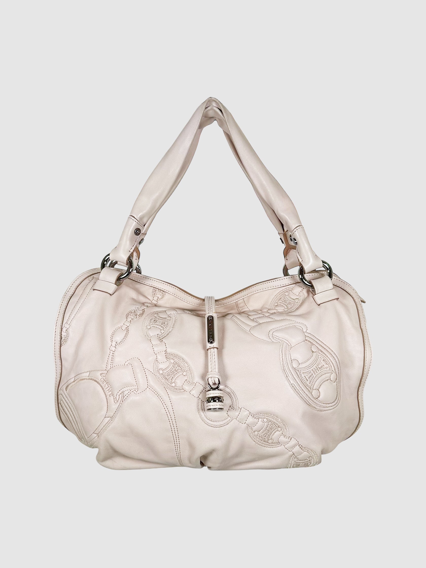 Celine Beige Leather Bittersweet Hobo Bag Luxury Designer Resale Consignment Toronto Canada Secondhand Shoulder