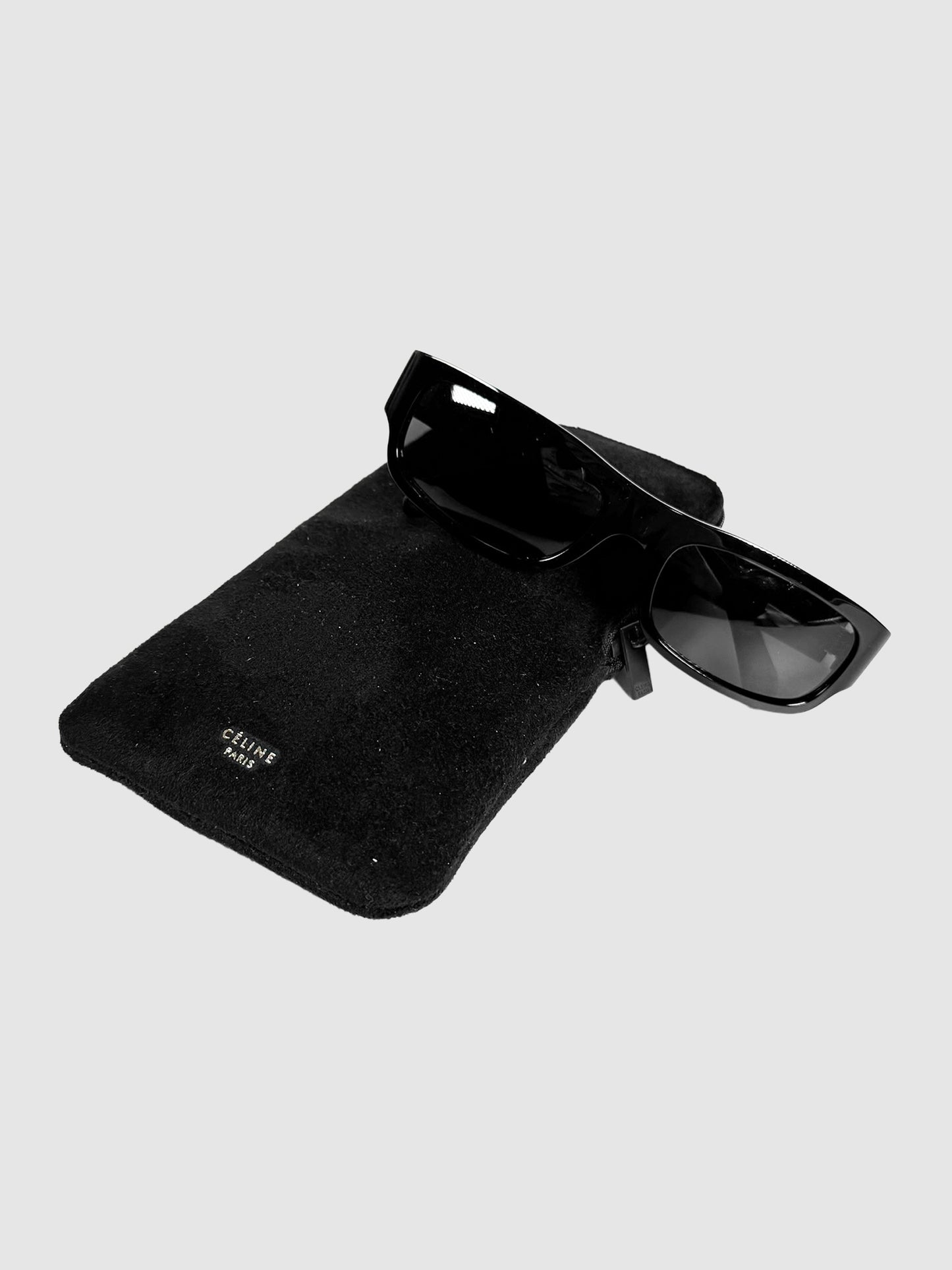 Tinted Rectangle Sunglasses