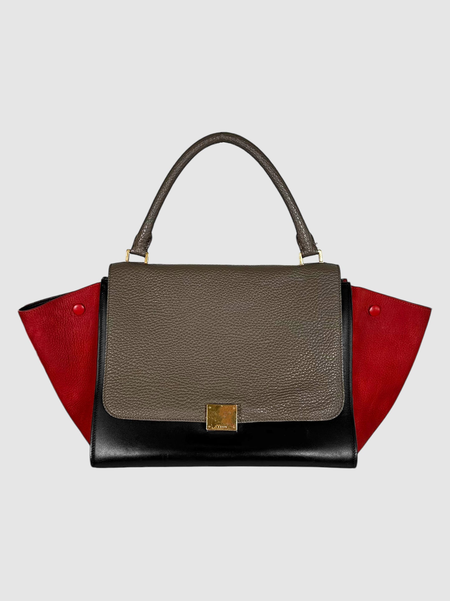 Tri-Colour Trapeze Bag