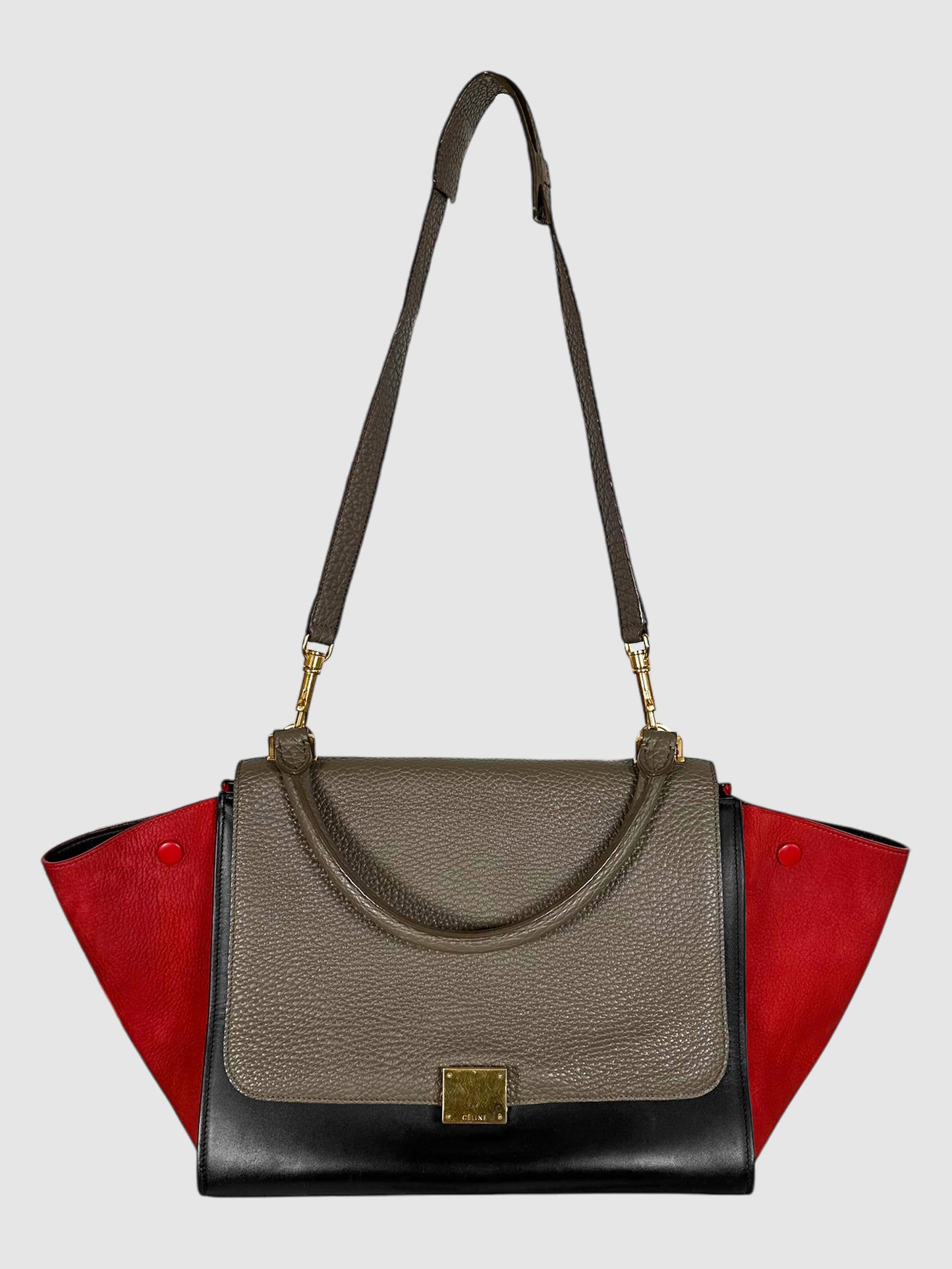 Tri-Colour Trapeze Bag