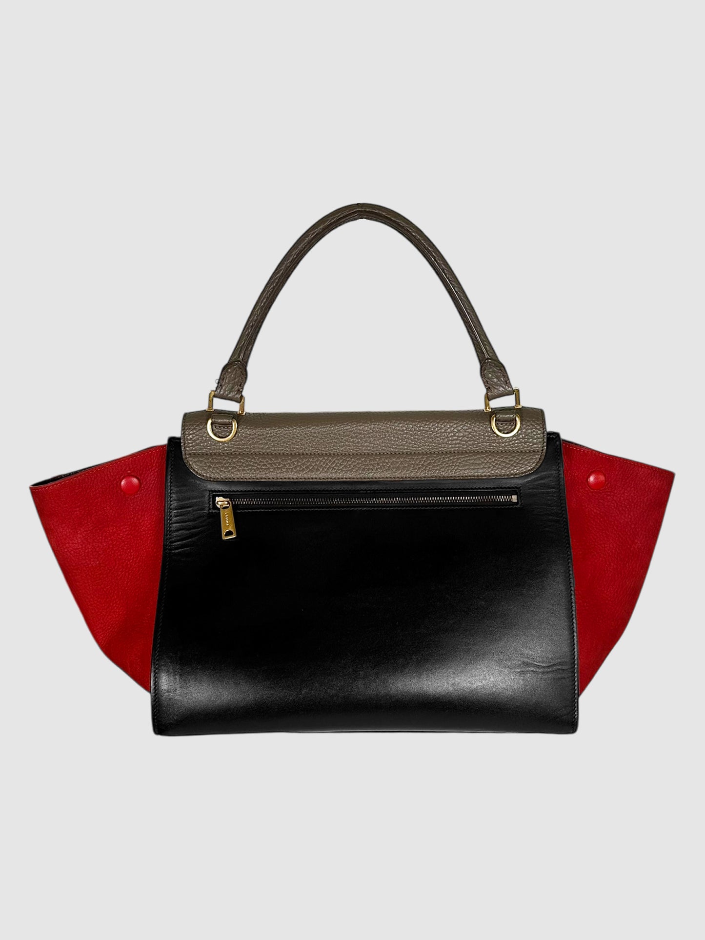 Tri-Colour Trapeze Bag