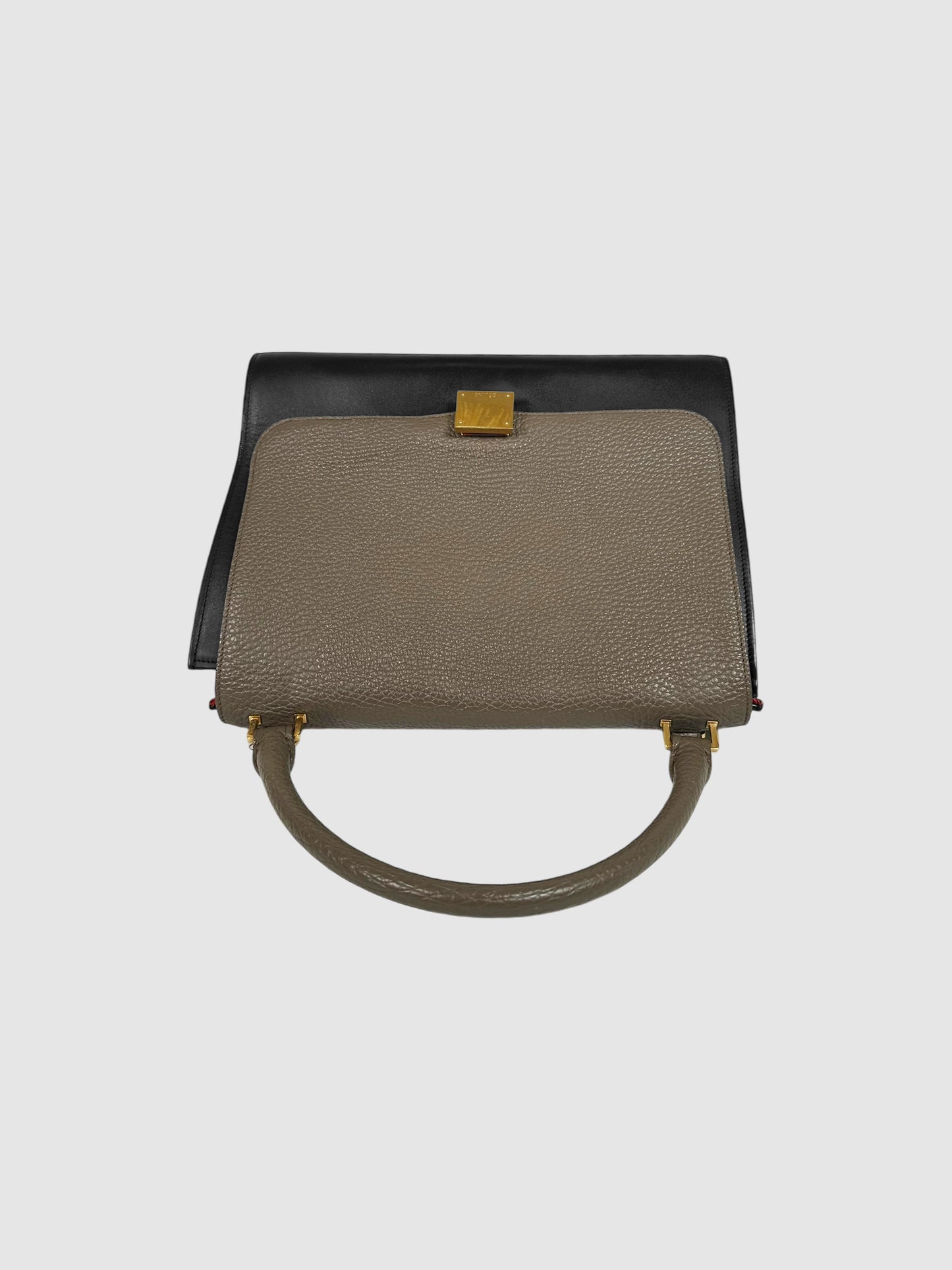 Tri-Colour Trapeze Bag