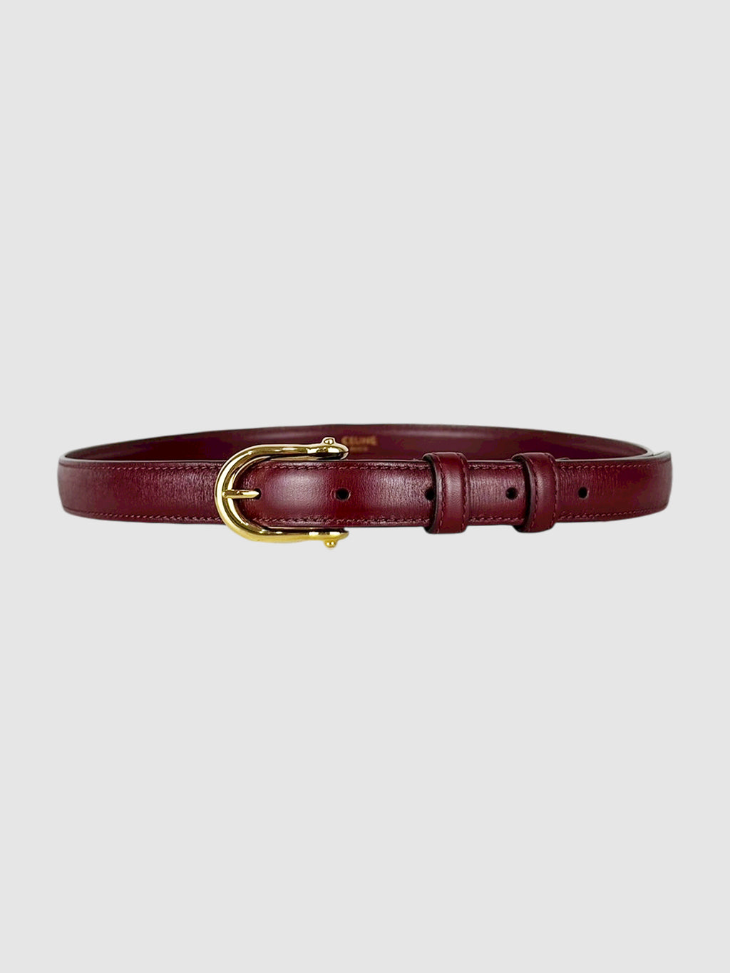 Leather Slim Belt