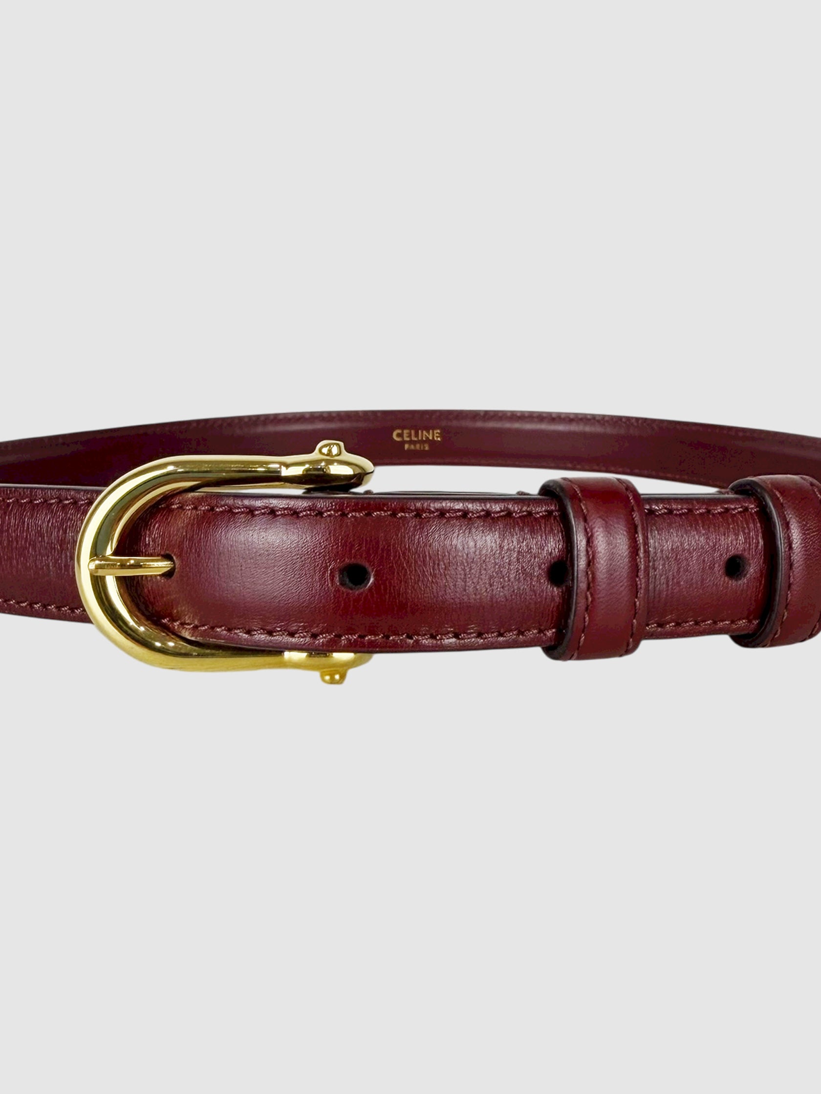 Leather Slim Belt