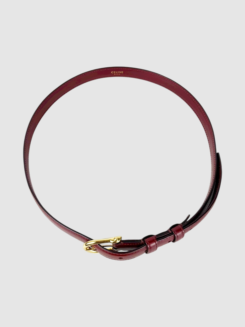 Leather Slim Belt