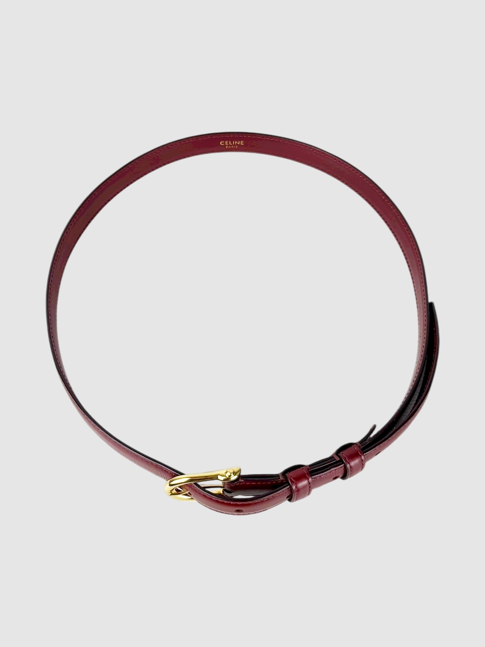 Leather Slim Belt