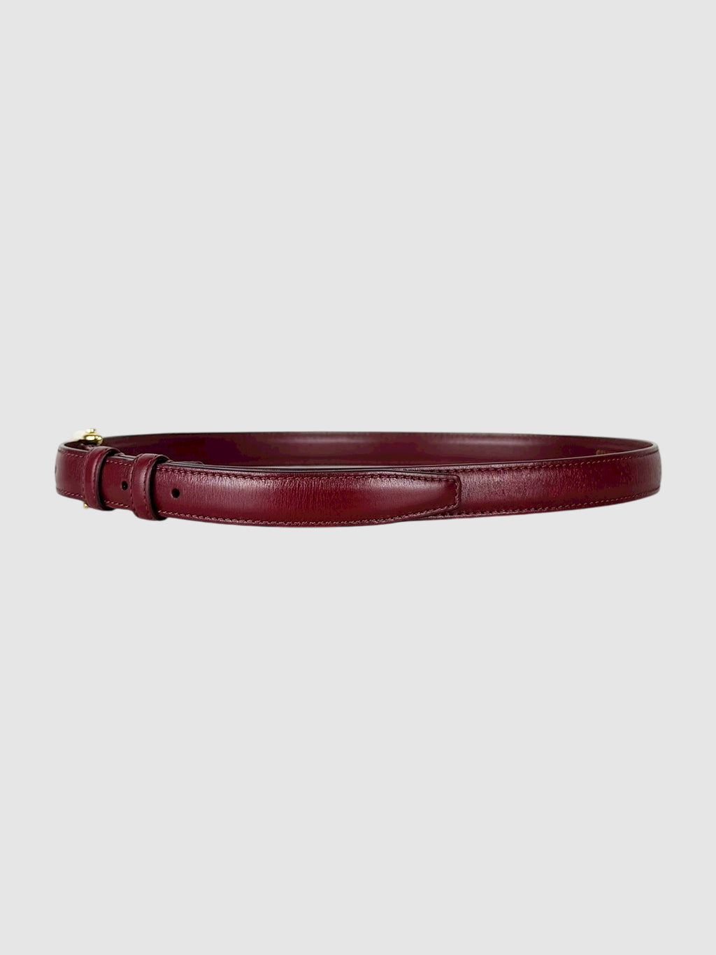 Leather Slim Belt