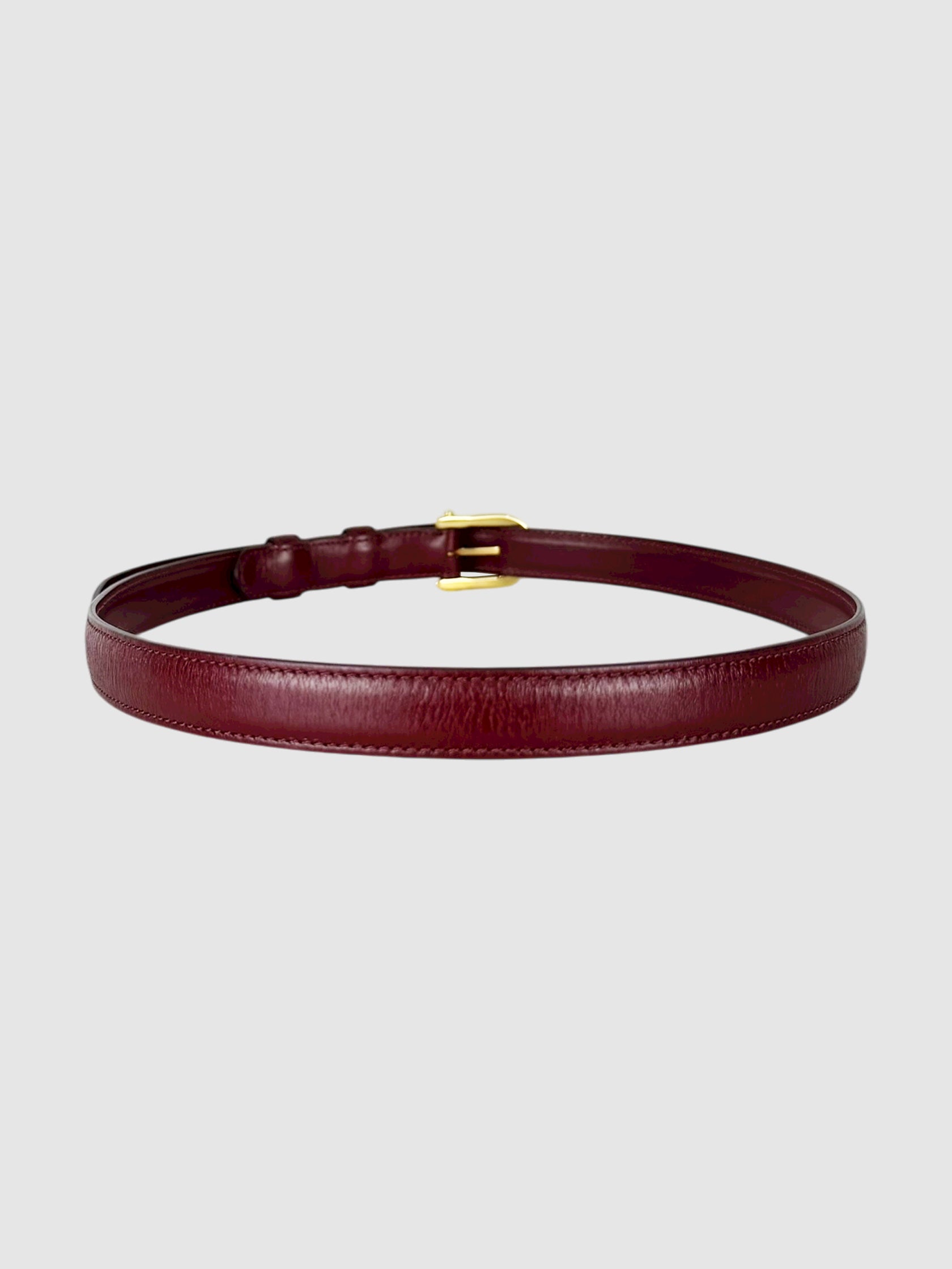 Leather Slim Belt