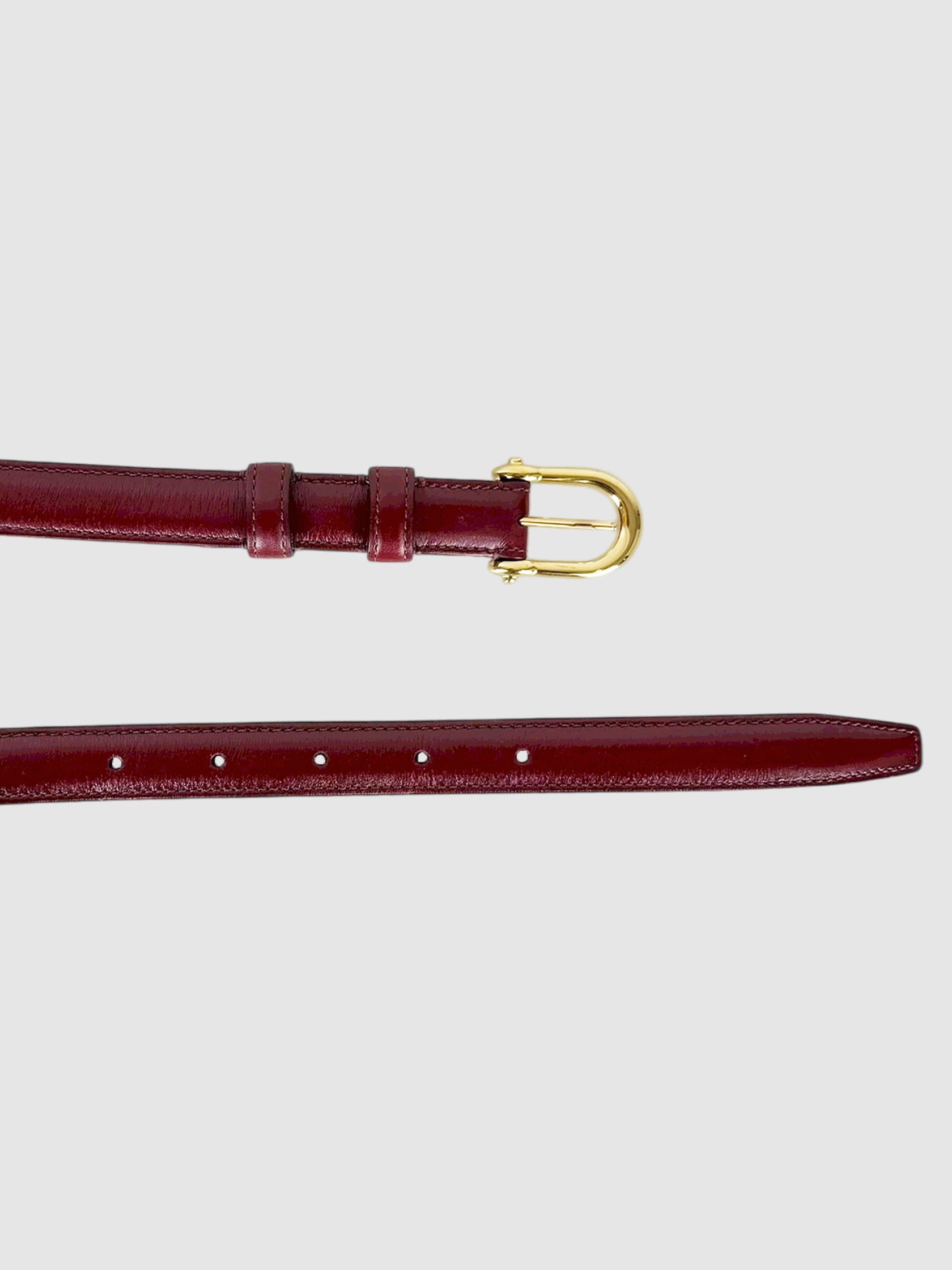 Leather Slim Belt
