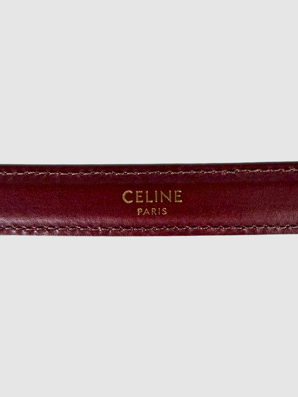 Leather Slim Belt