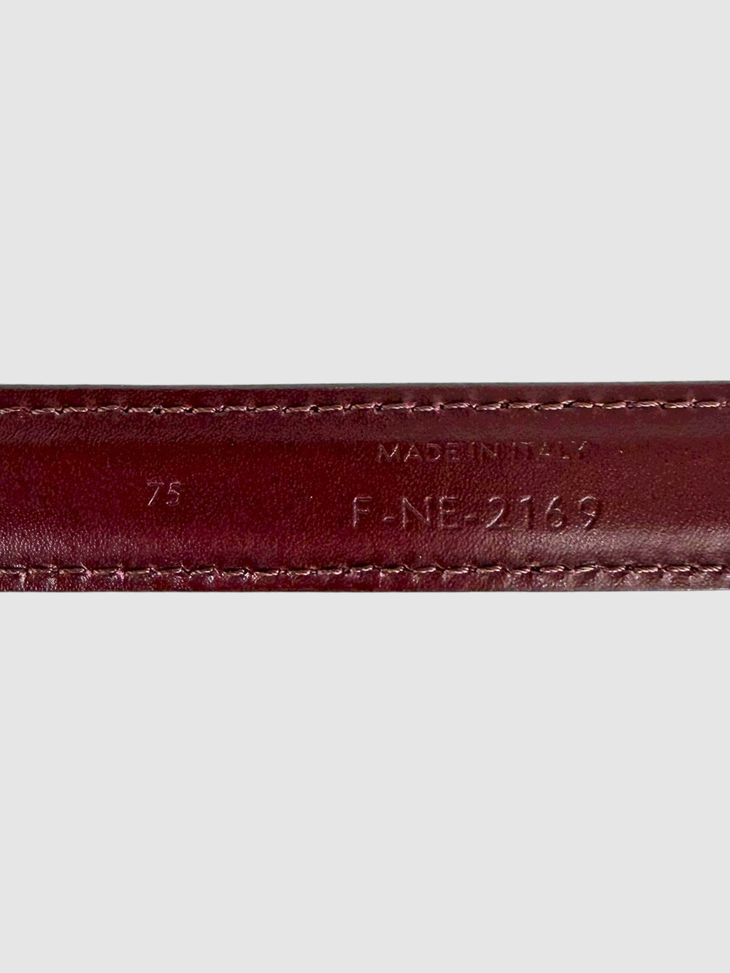 Leather Slim Belt