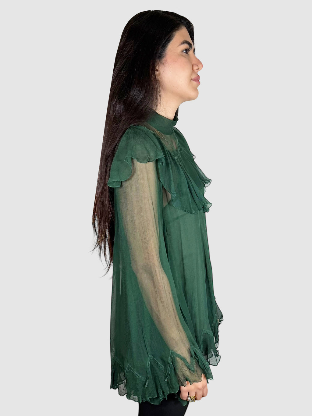 Sheer Flowy Top