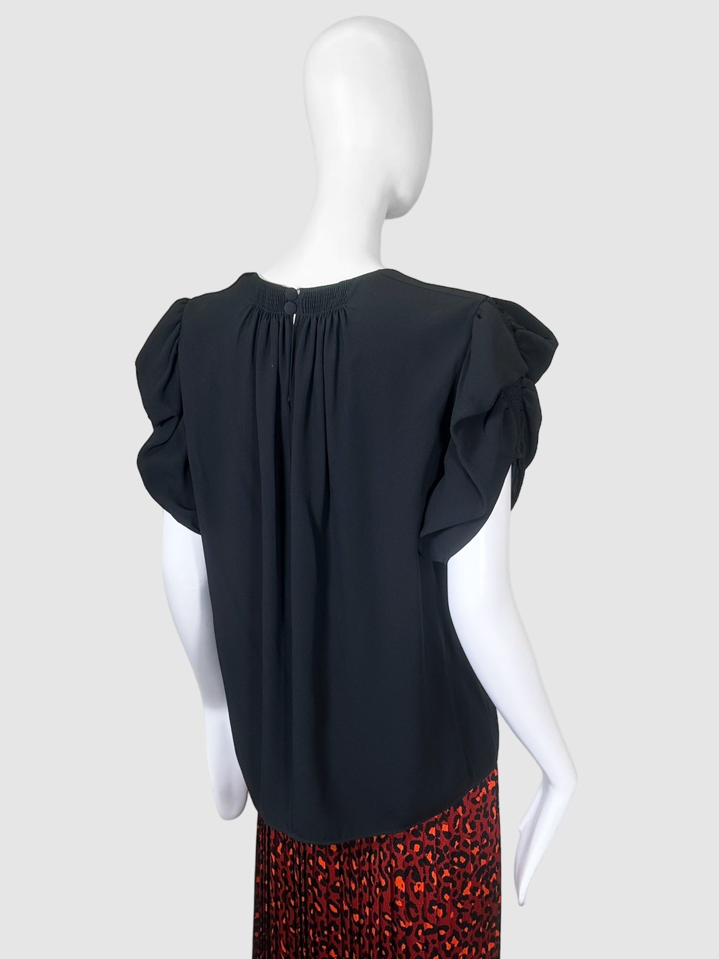 Rushed Short-Sleeve Top - Size 40