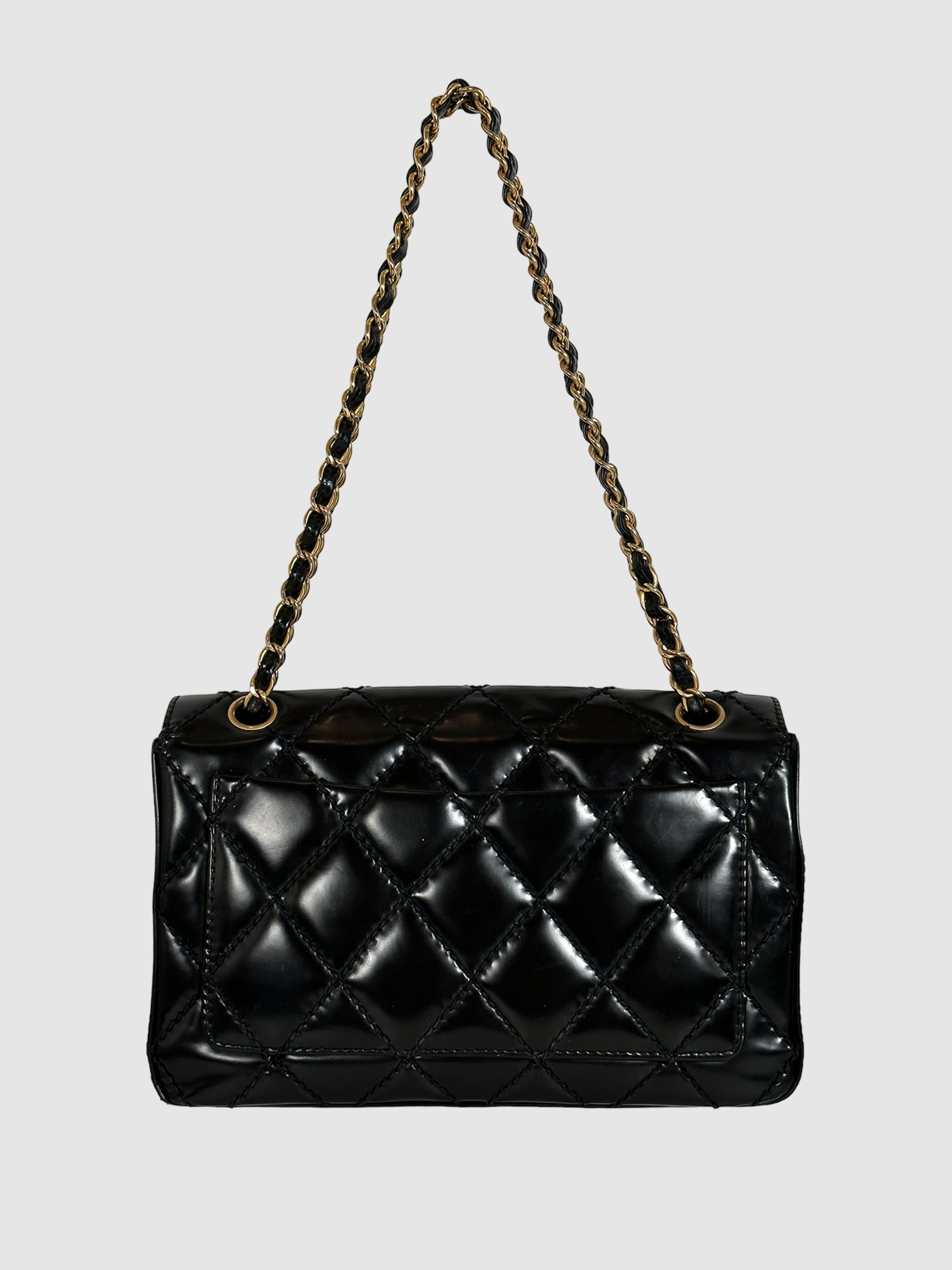 Vintage Quilted Flap Bag