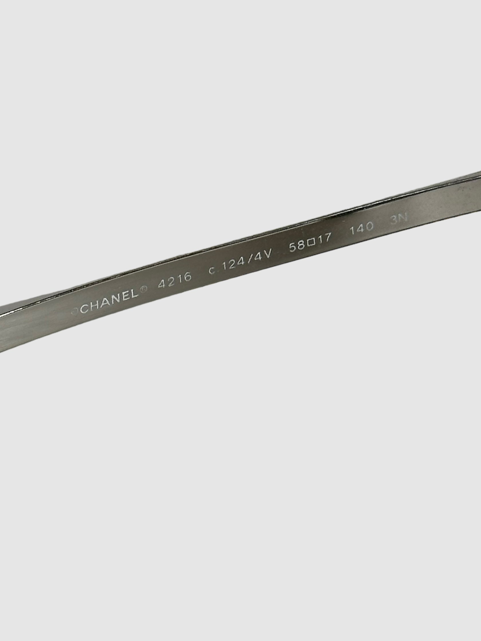 Round Quilted Sunglasses