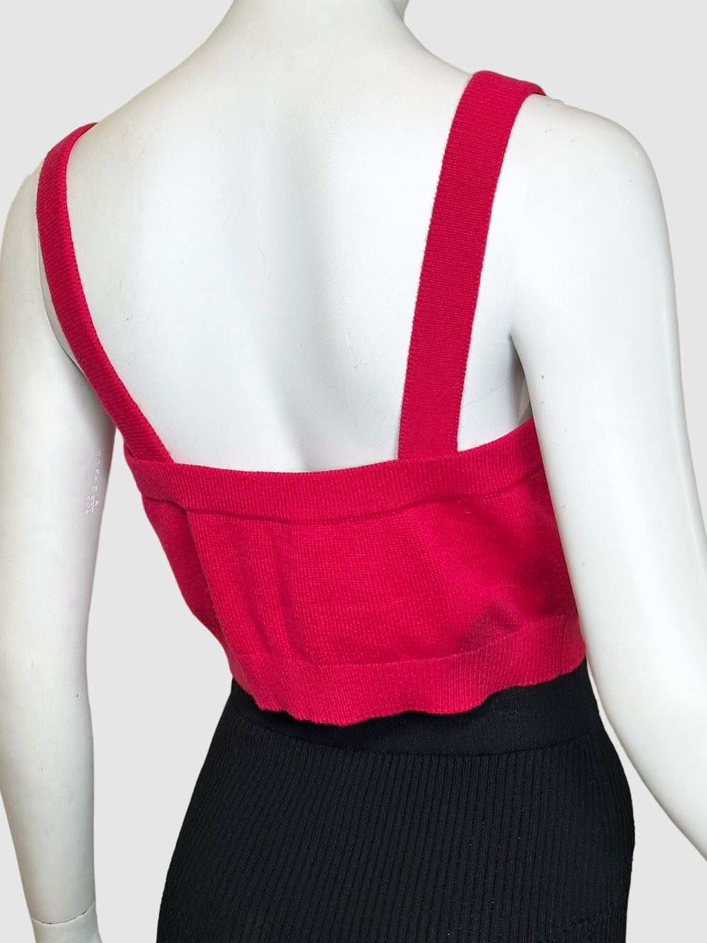 Cashmere Knit Crop Top - Size 38