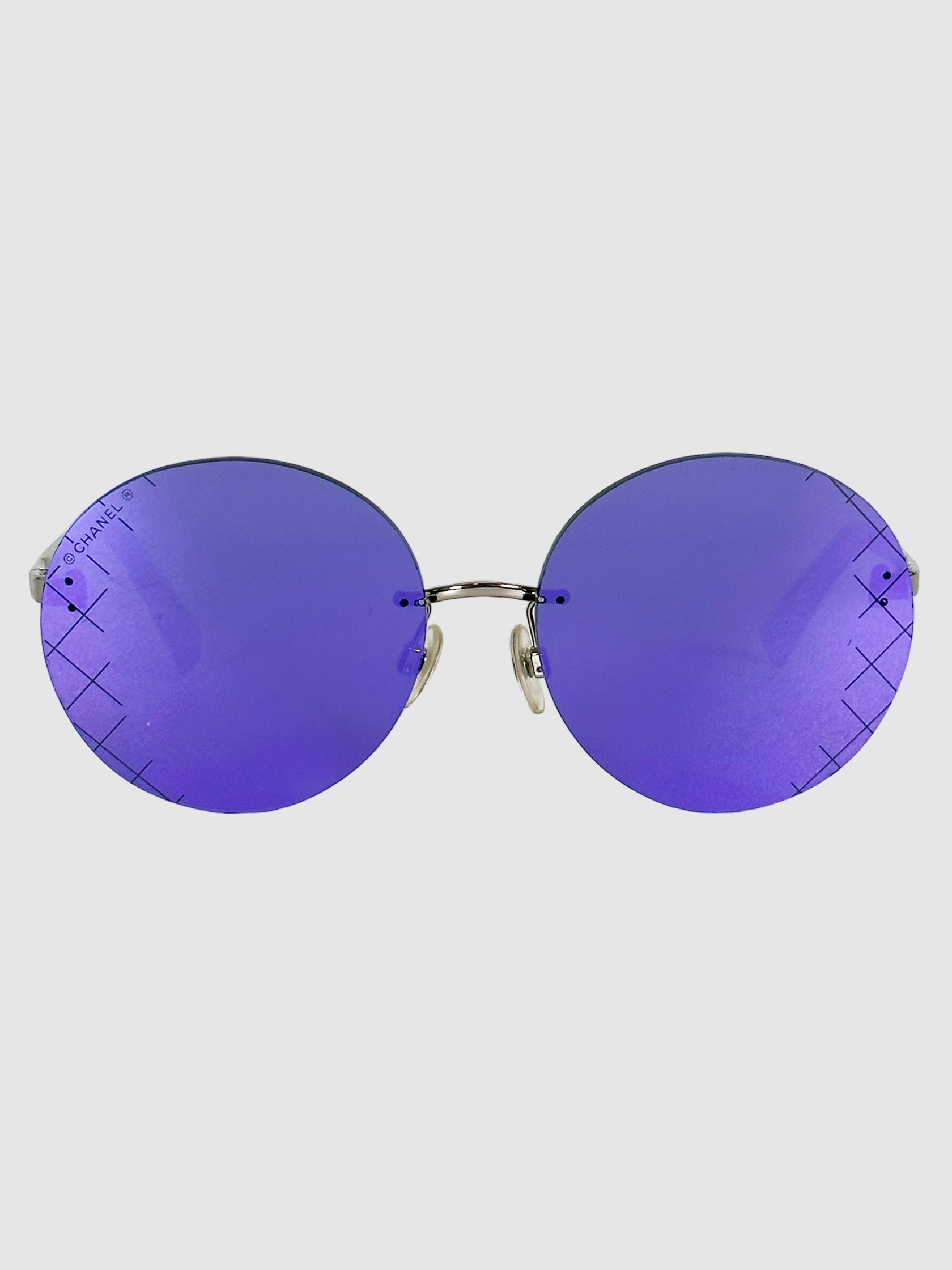 Round Quilted Sunglasses