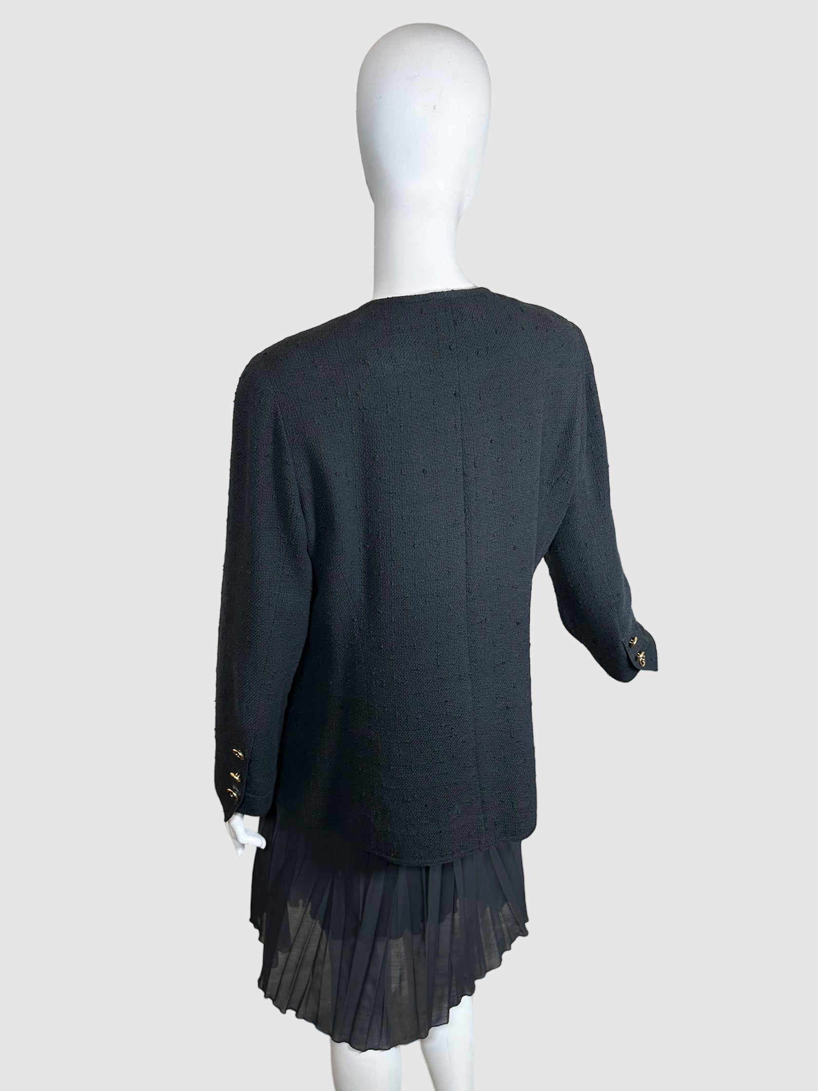 Single-Breasted Tailored Blazer - Size 44