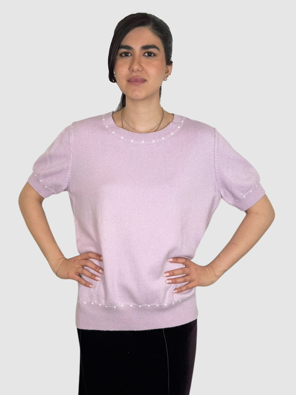 Pearl Cashmere Sweater