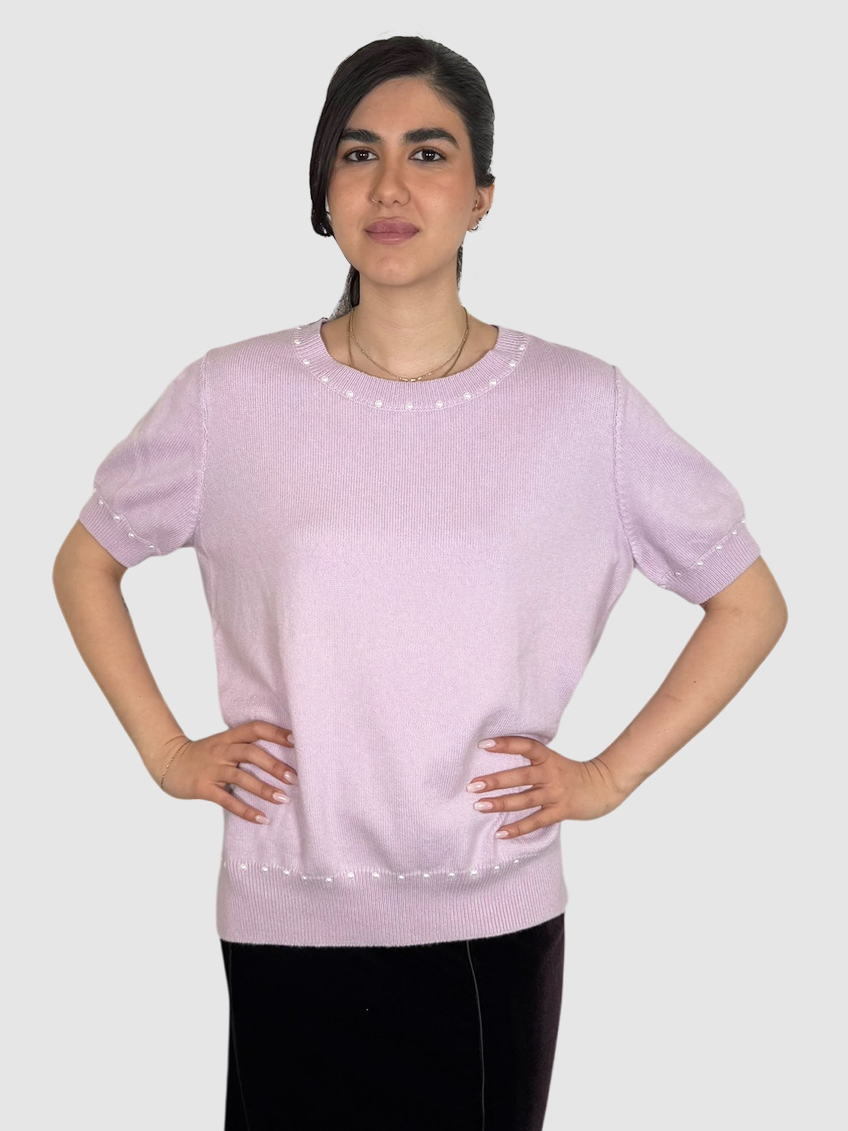 Pearl Cashmere Sweater