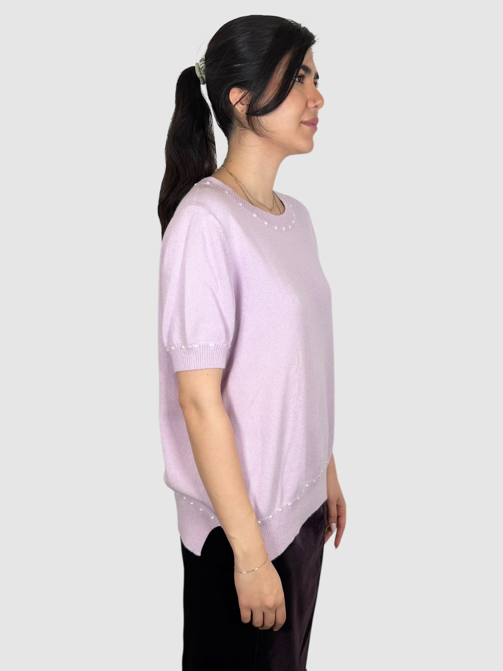 Pearl Cashmere Sweater