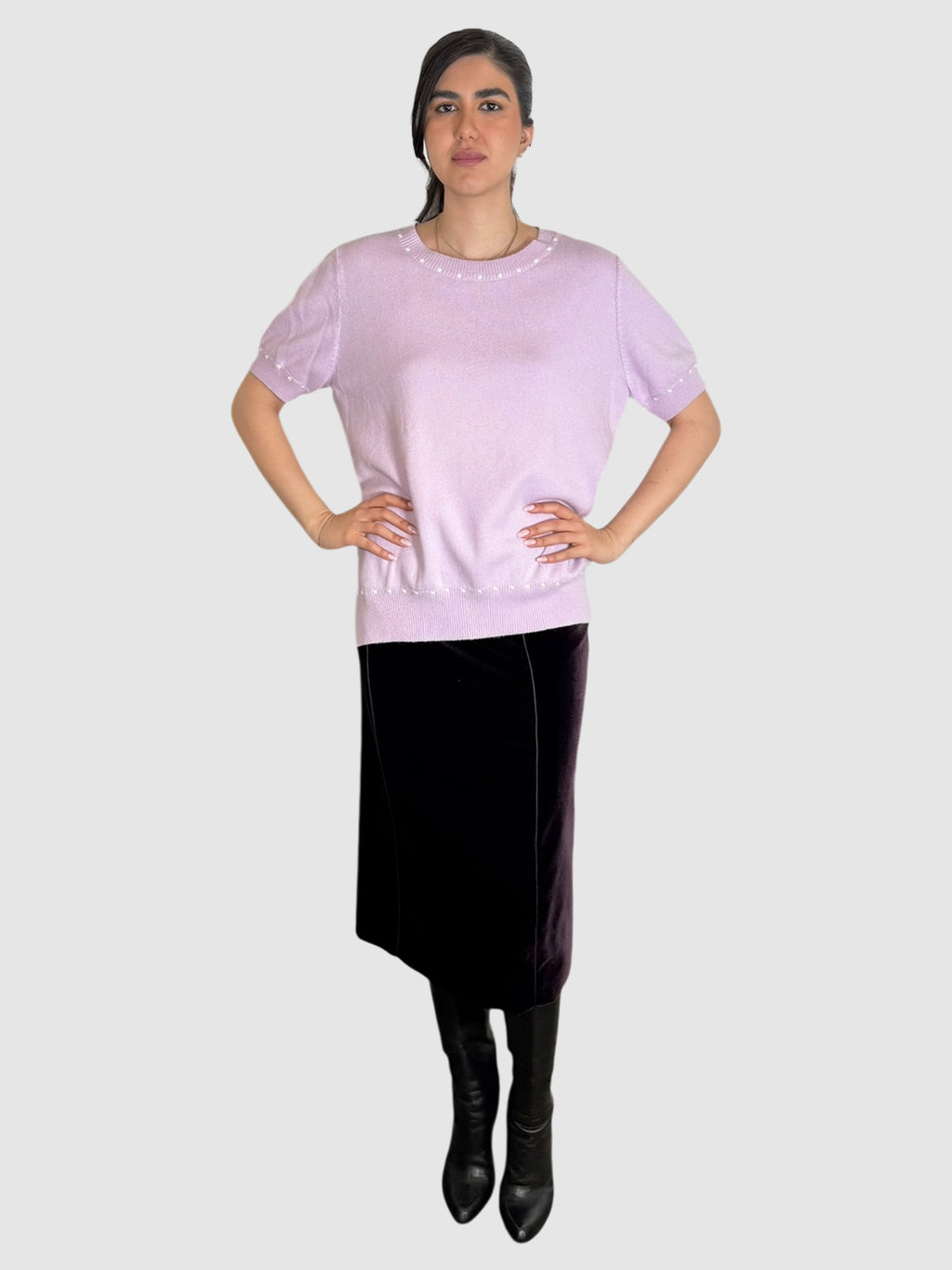 Pearl Cashmere Sweater