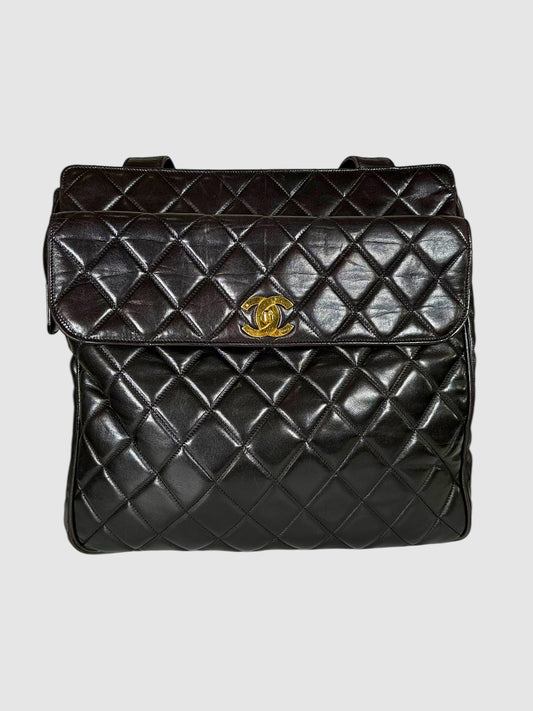 Quilted Lambskin CC Tote