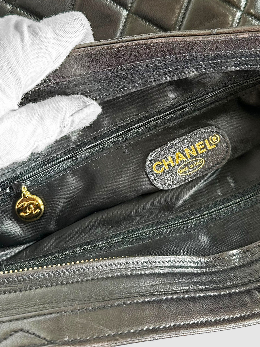 Quilted Lambskin CC Tote