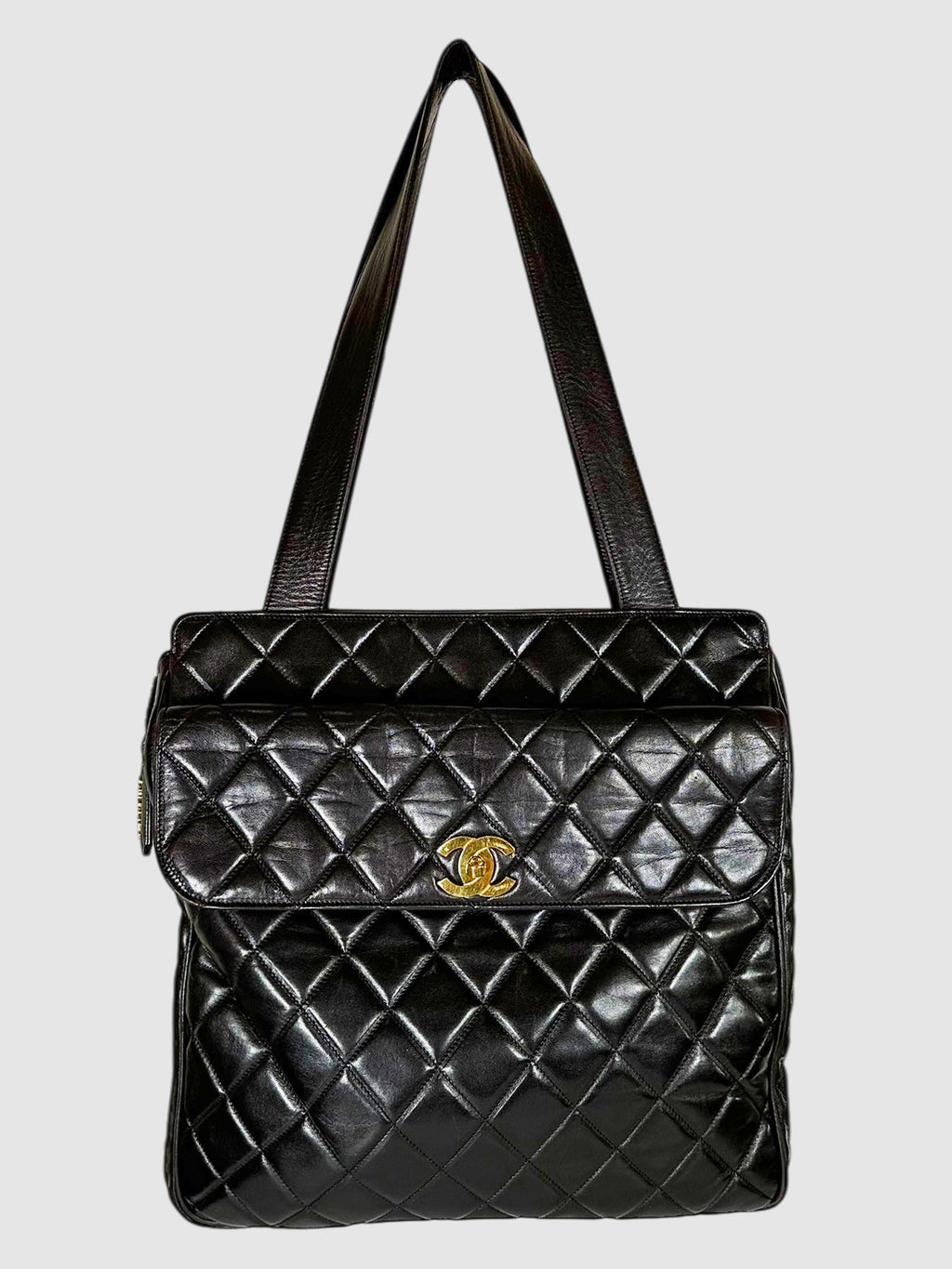 Quilted Lambskin CC Tote
