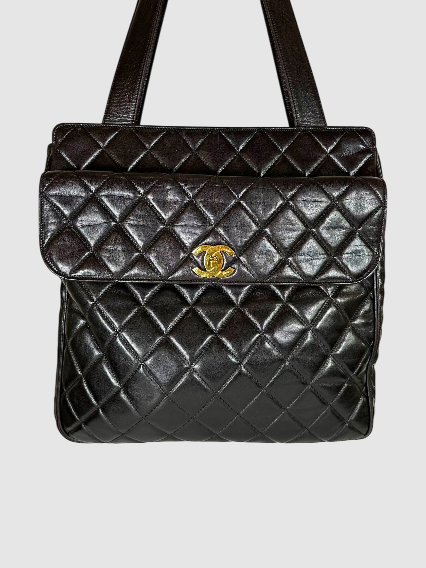 Quilted Lambskin CC Tote