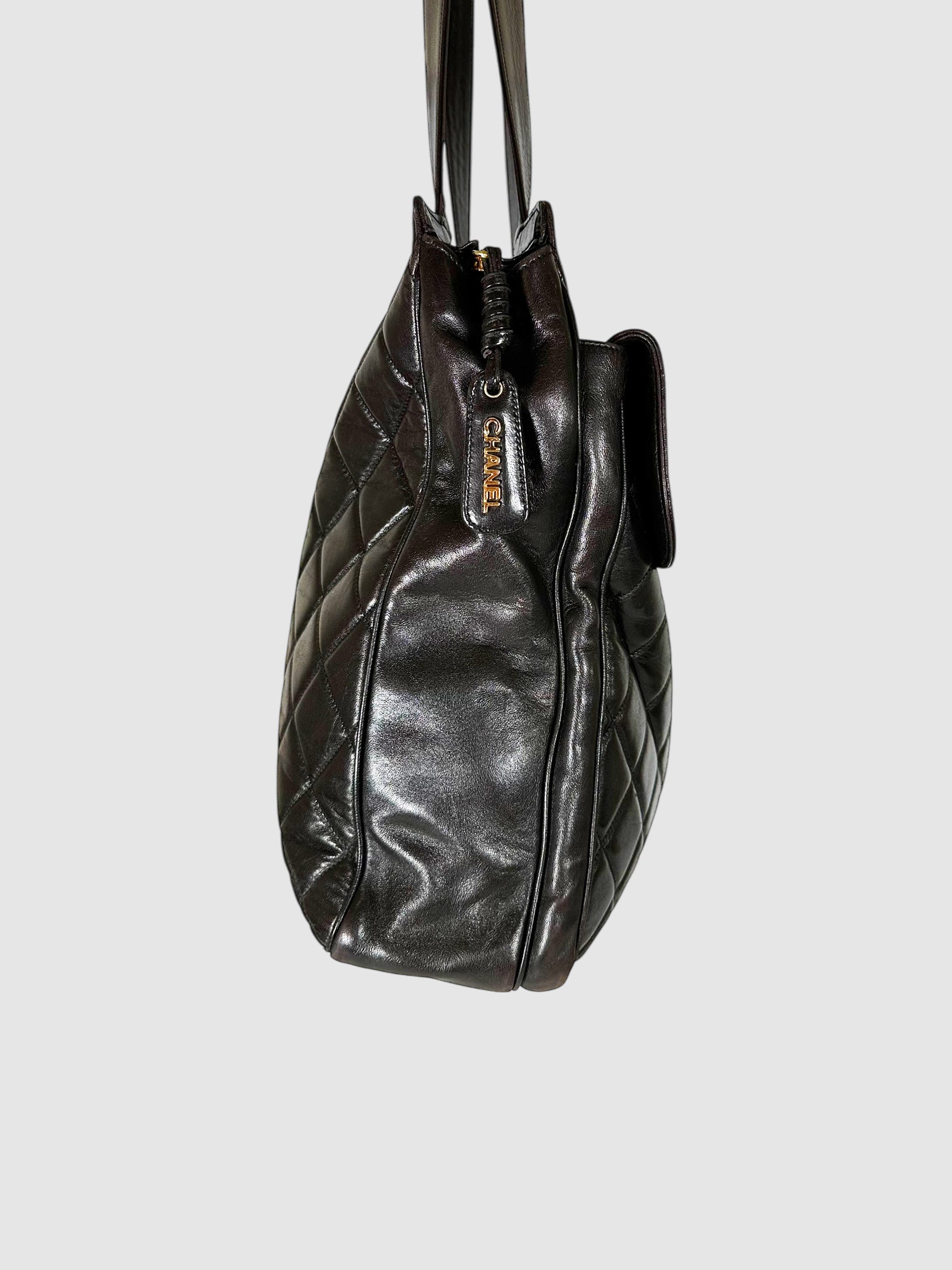 Quilted Lambskin CC Tote