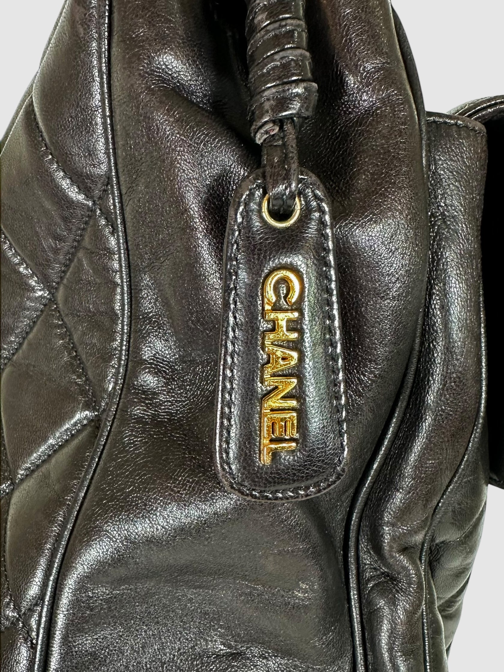 Quilted Lambskin CC Tote