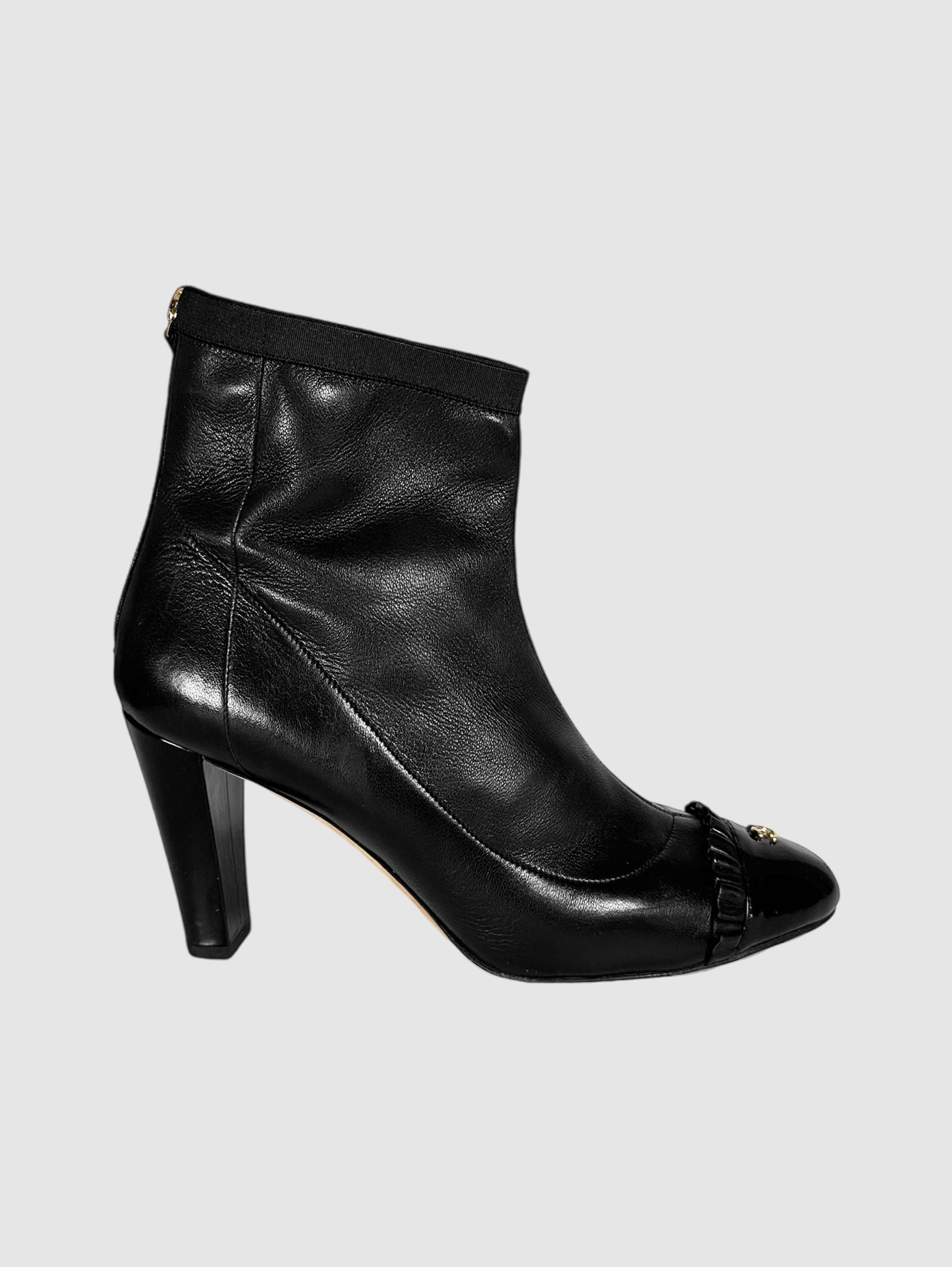 CC Logo Ankle Boots - Size 39