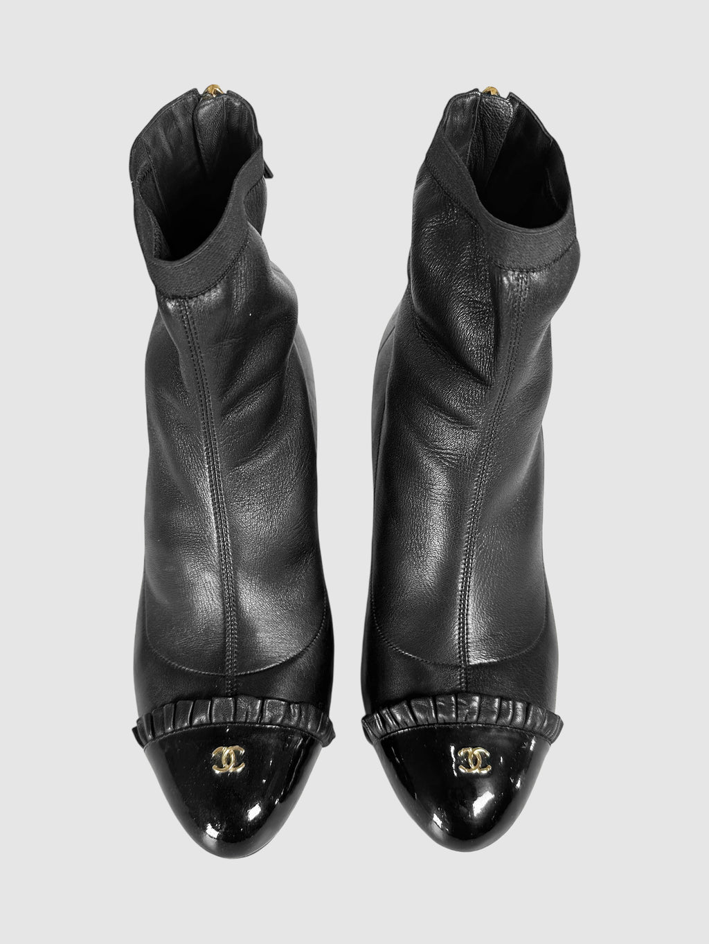 CC Logo Ankle Boots - Size 39