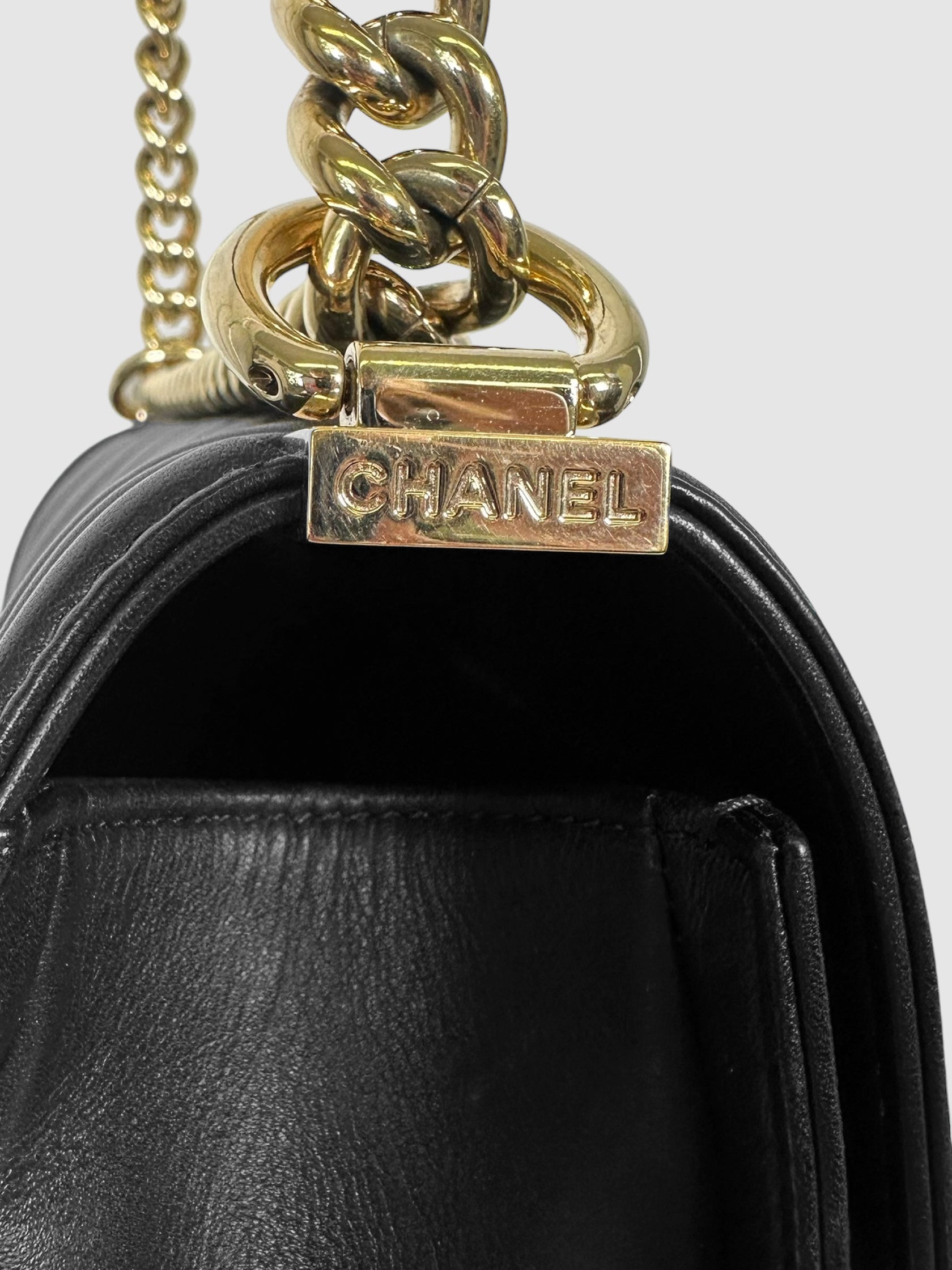 2016-2017 Medium Chevron Boy Bag