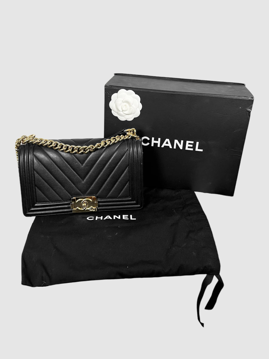 2016-2017 Medium Chevron Boy Bag