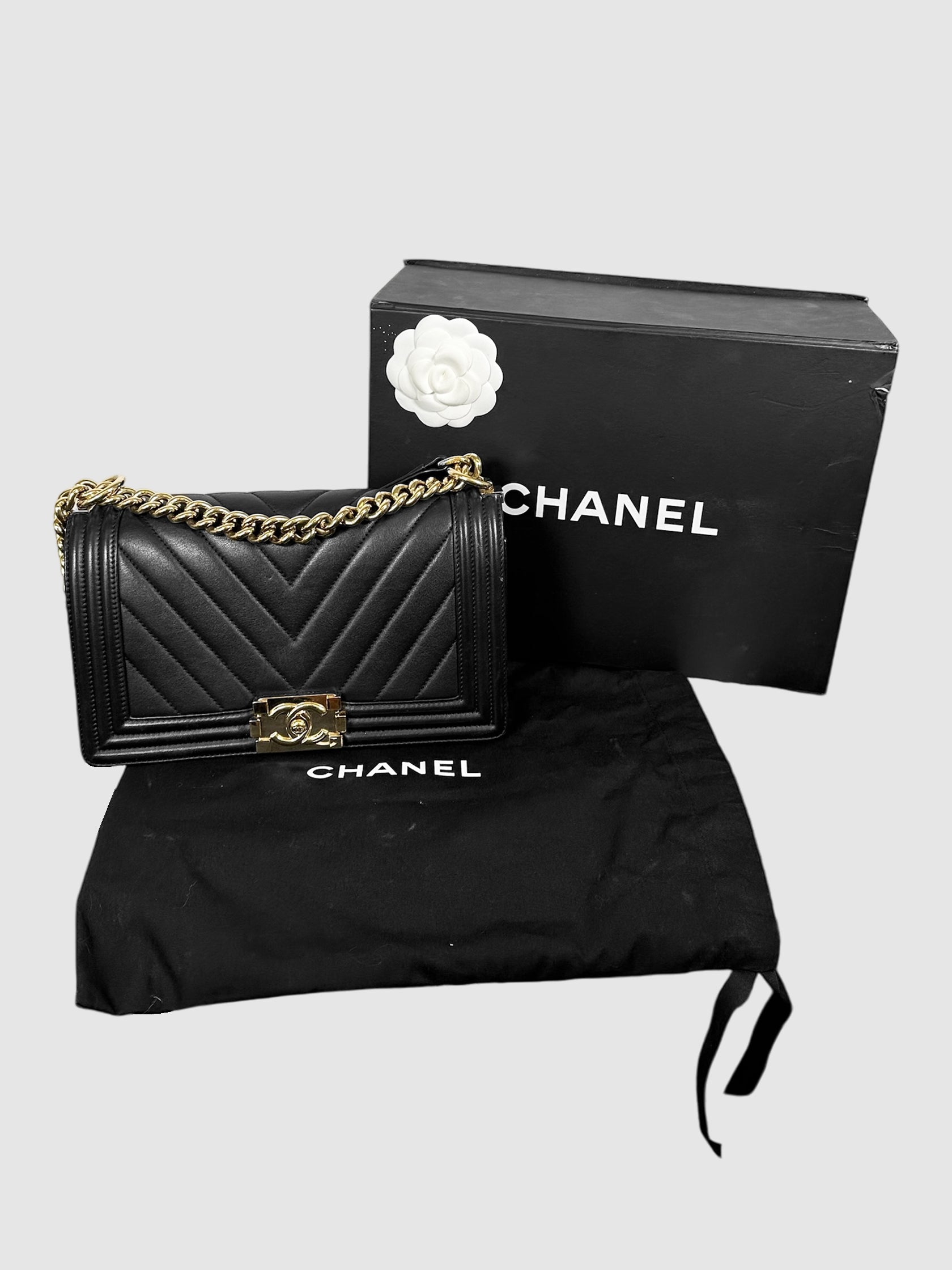 2016-2017 Medium Chevron Boy Bag