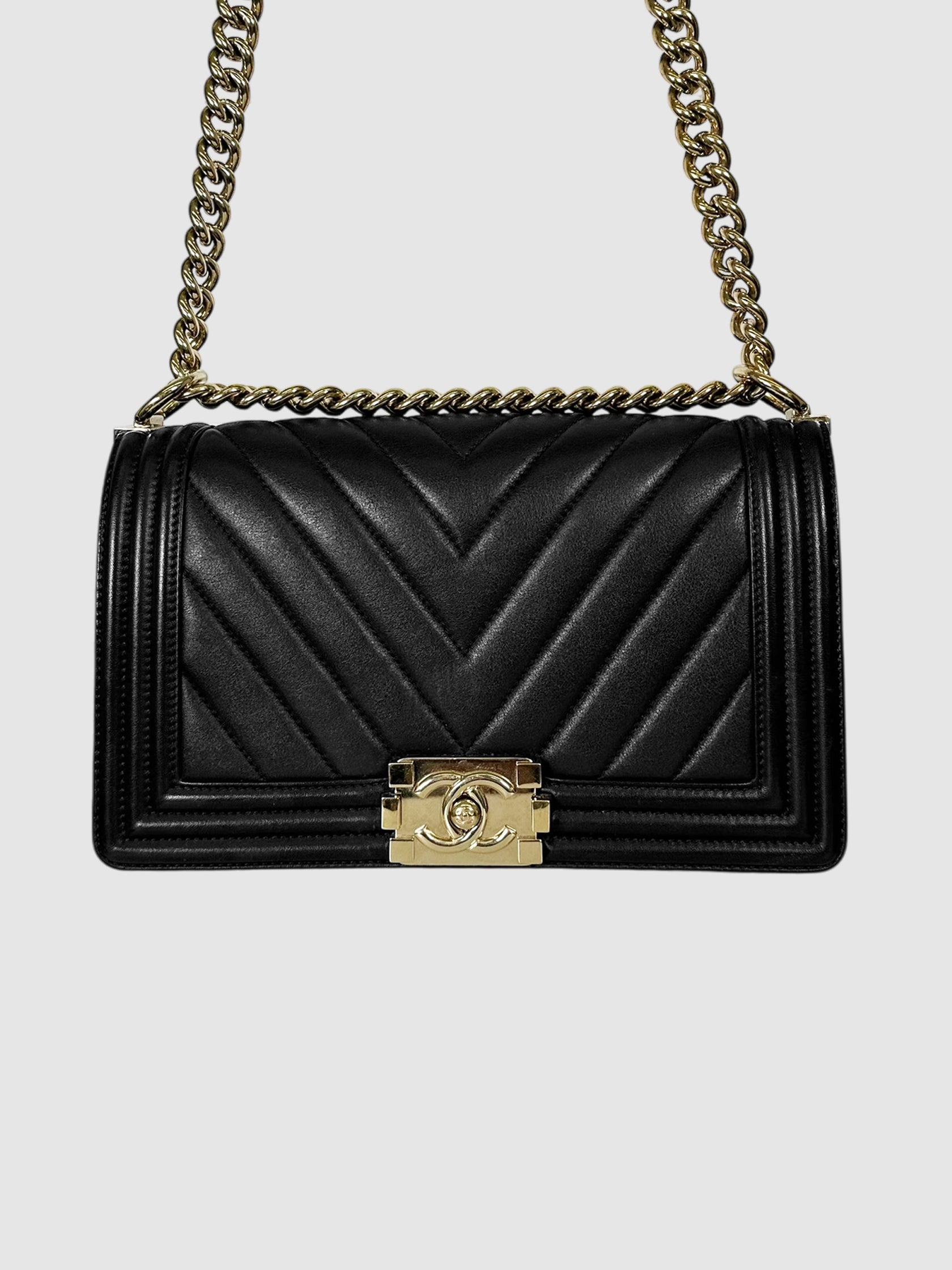 2016-2017 Medium Chevron Boy Bag