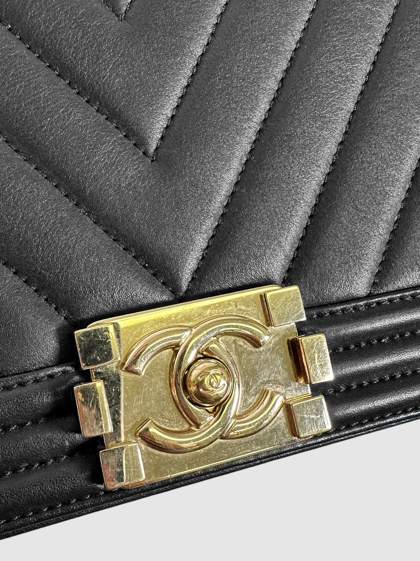 2016-2017 Medium Chevron Boy Bag