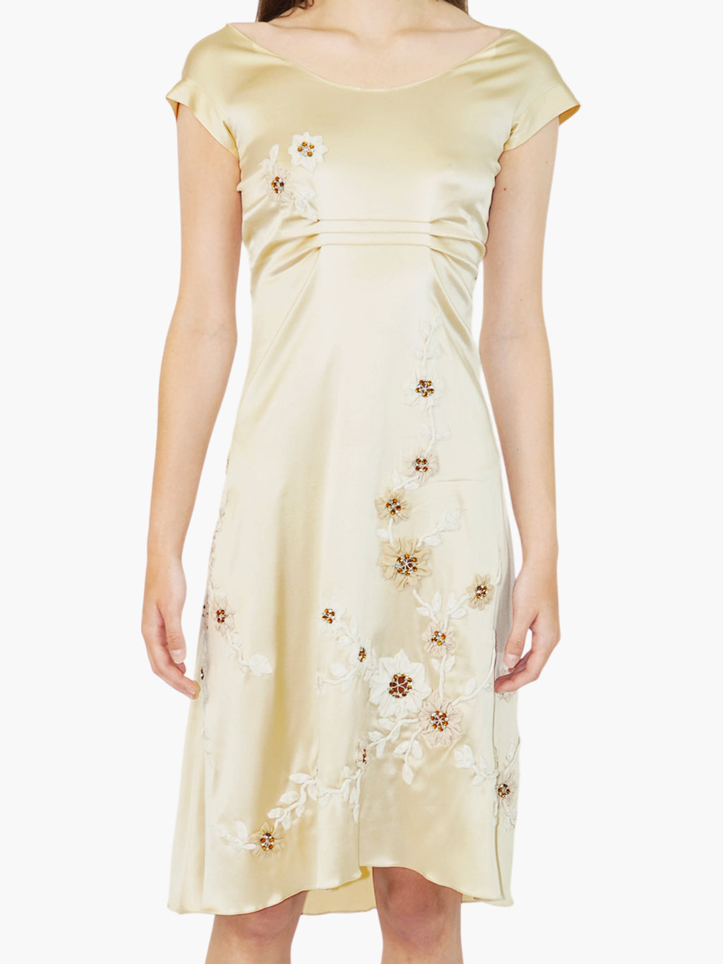 Silk Embroidered Dress
