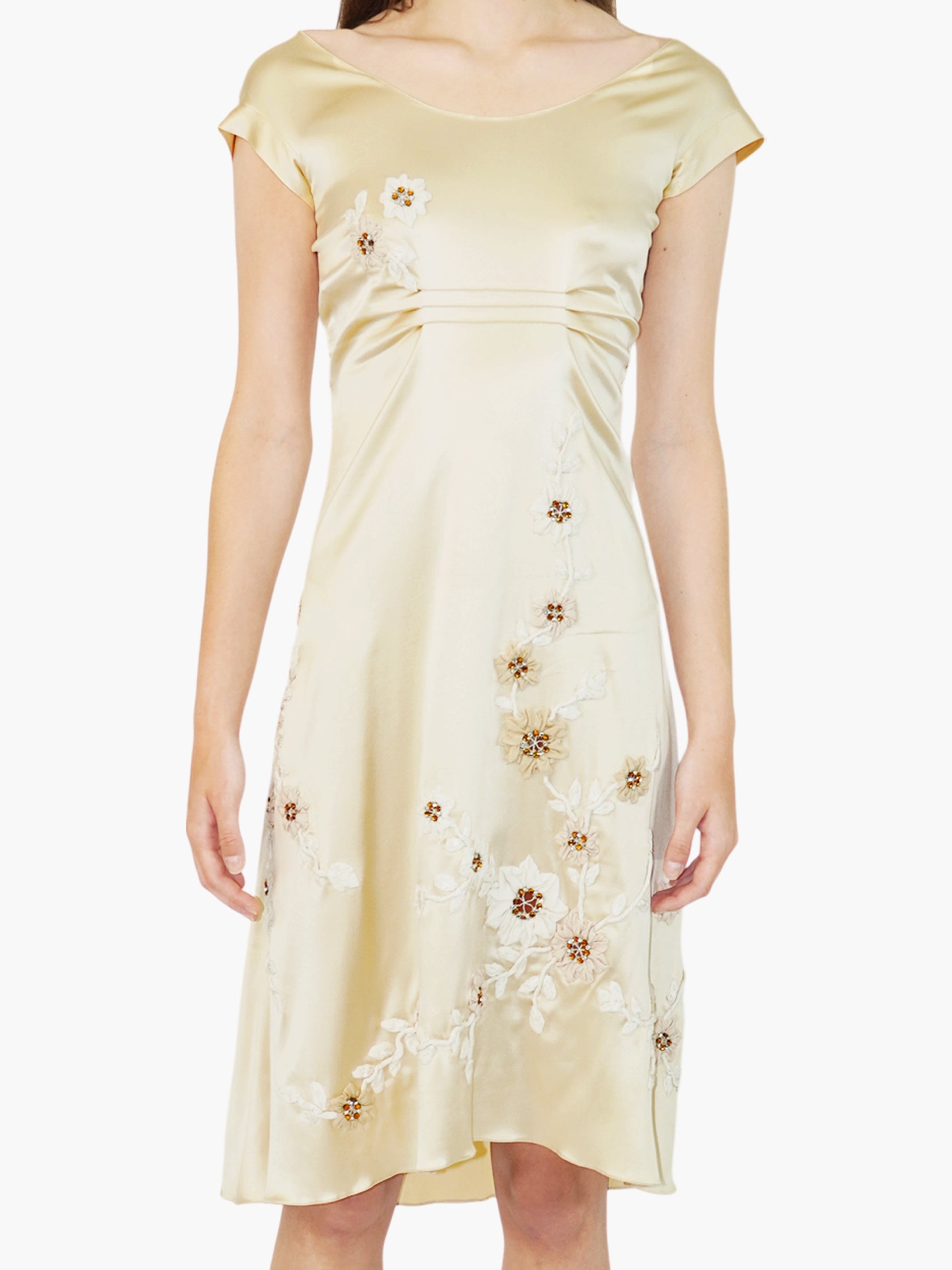 Silk Embroidered Dress