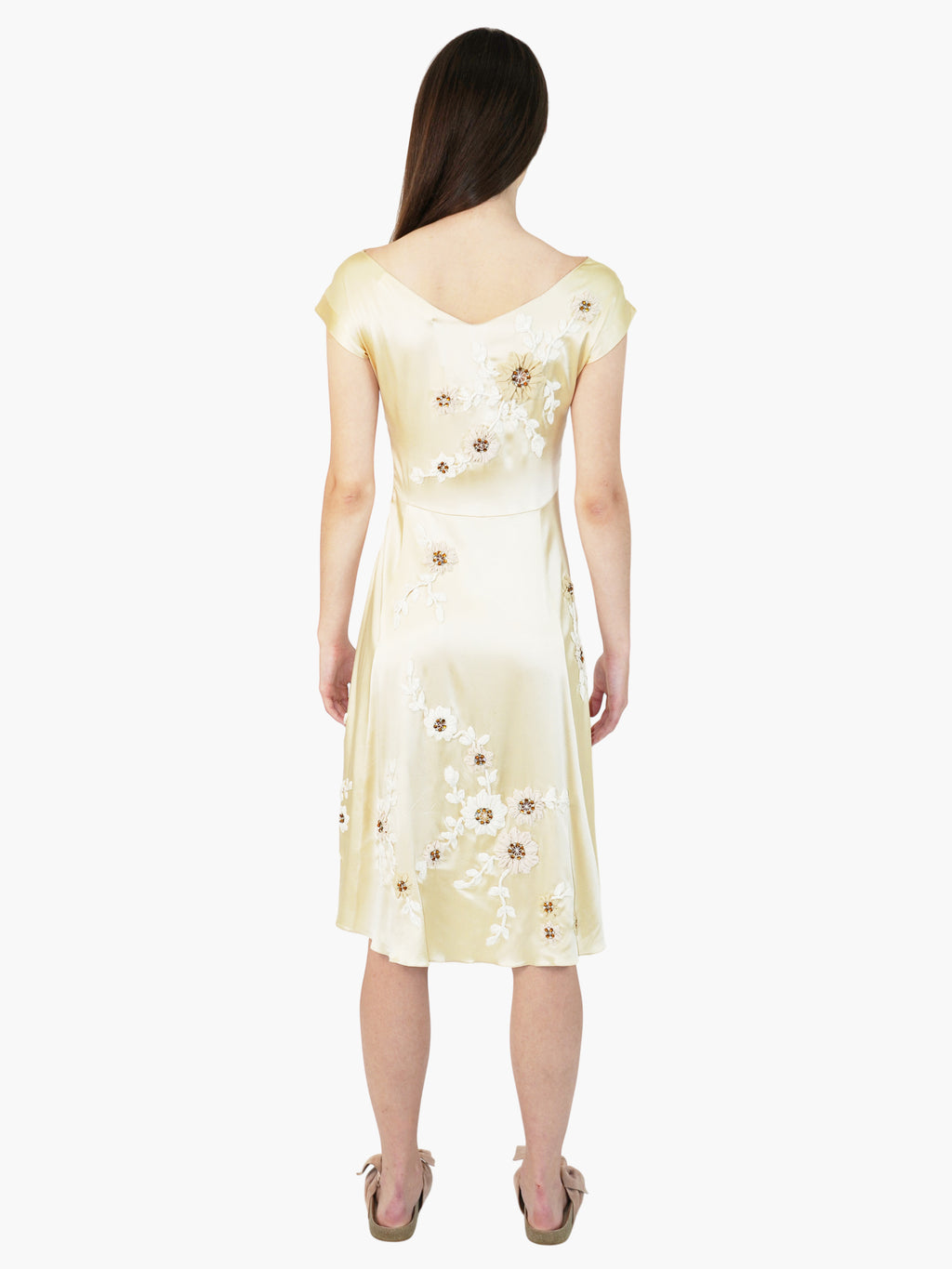 Silk Embroidered Dress