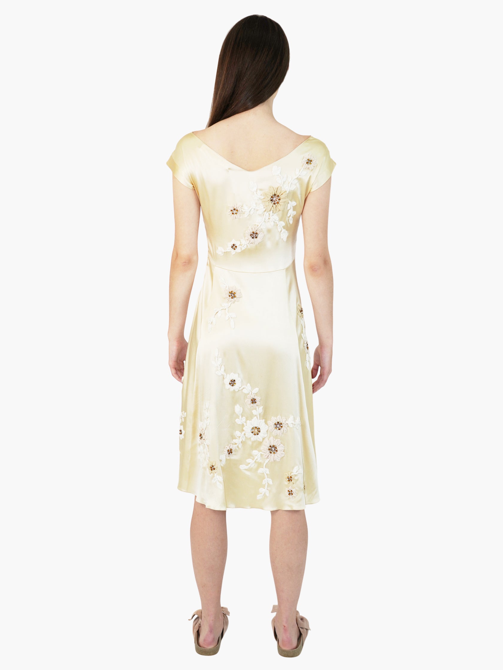 Silk Embroidered Dress