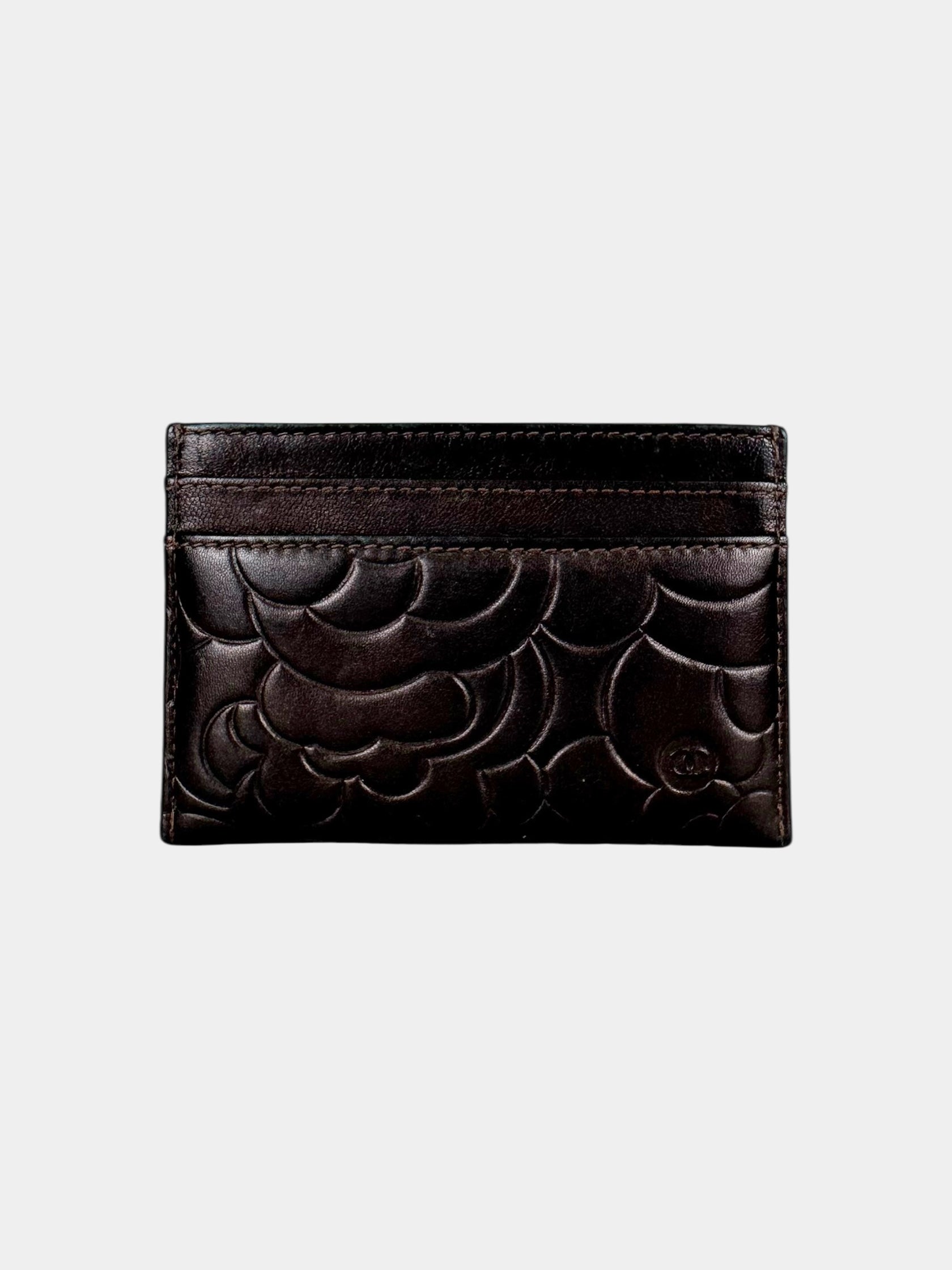 2013-2014 Camellia Embossed Card Holder