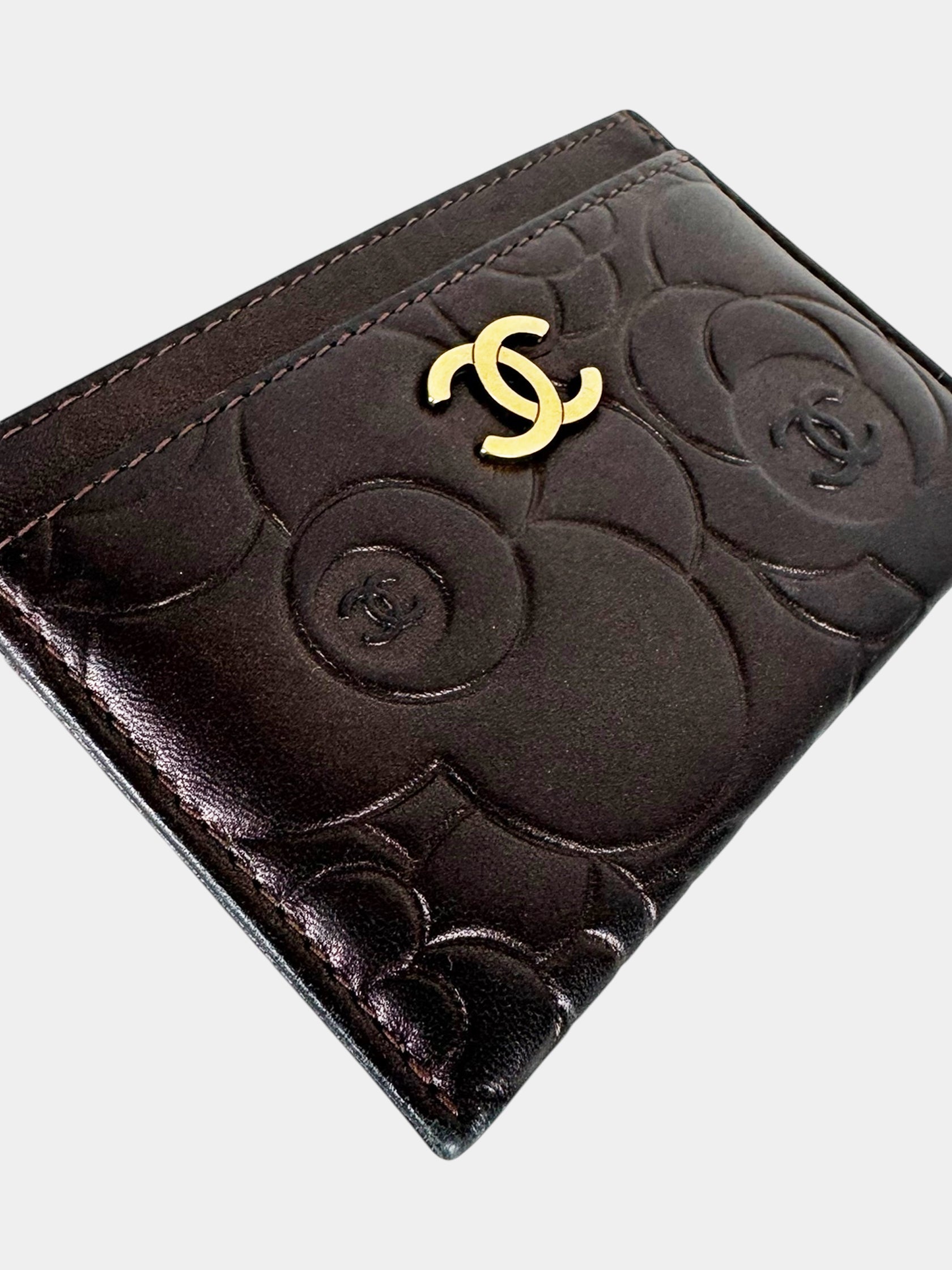 2013-2014 Camellia Embossed Card Holder