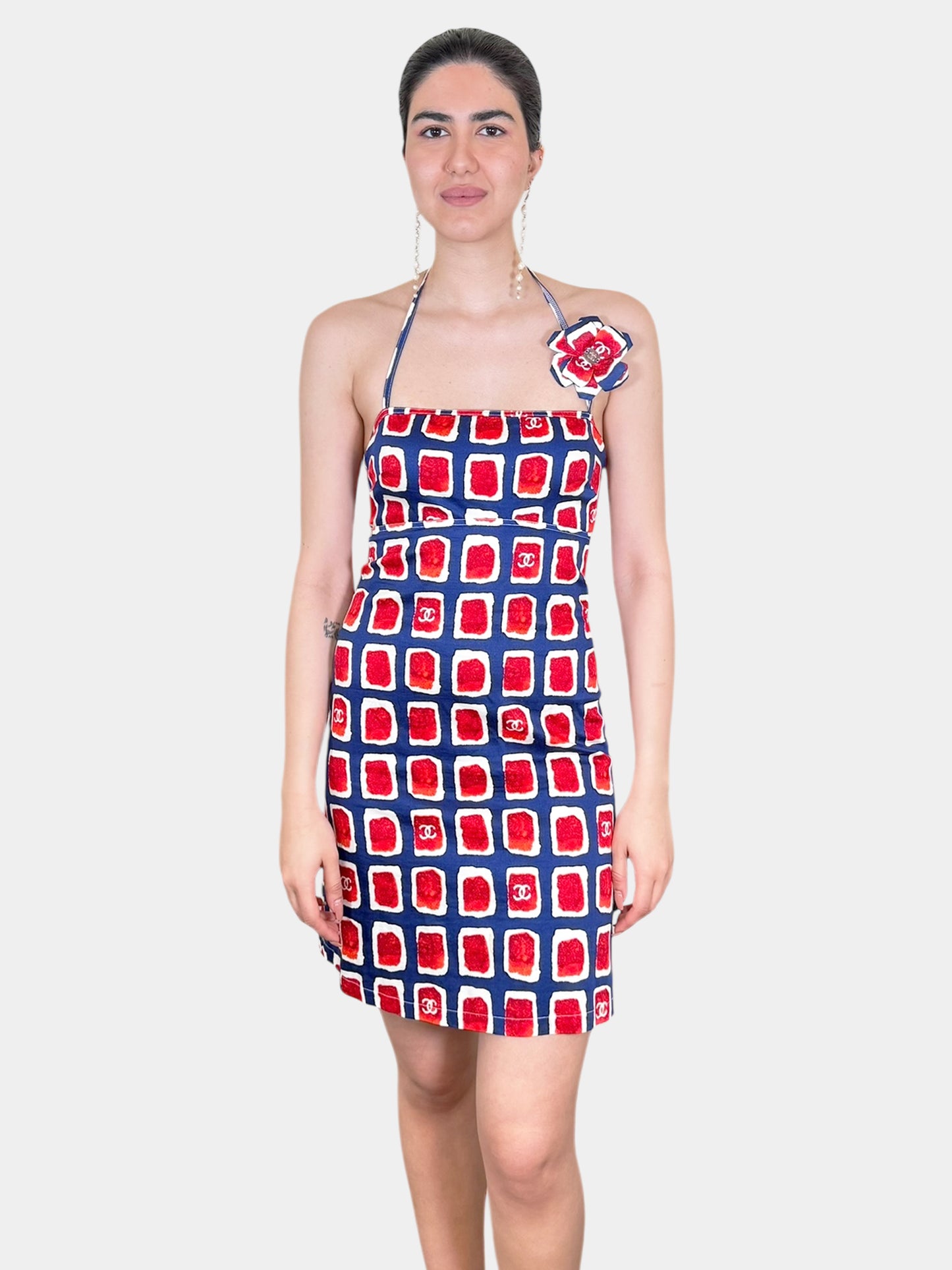 2001 Halter Mini Dress