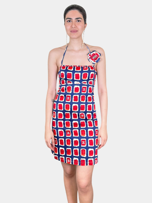 2001 Halter Mini Dress