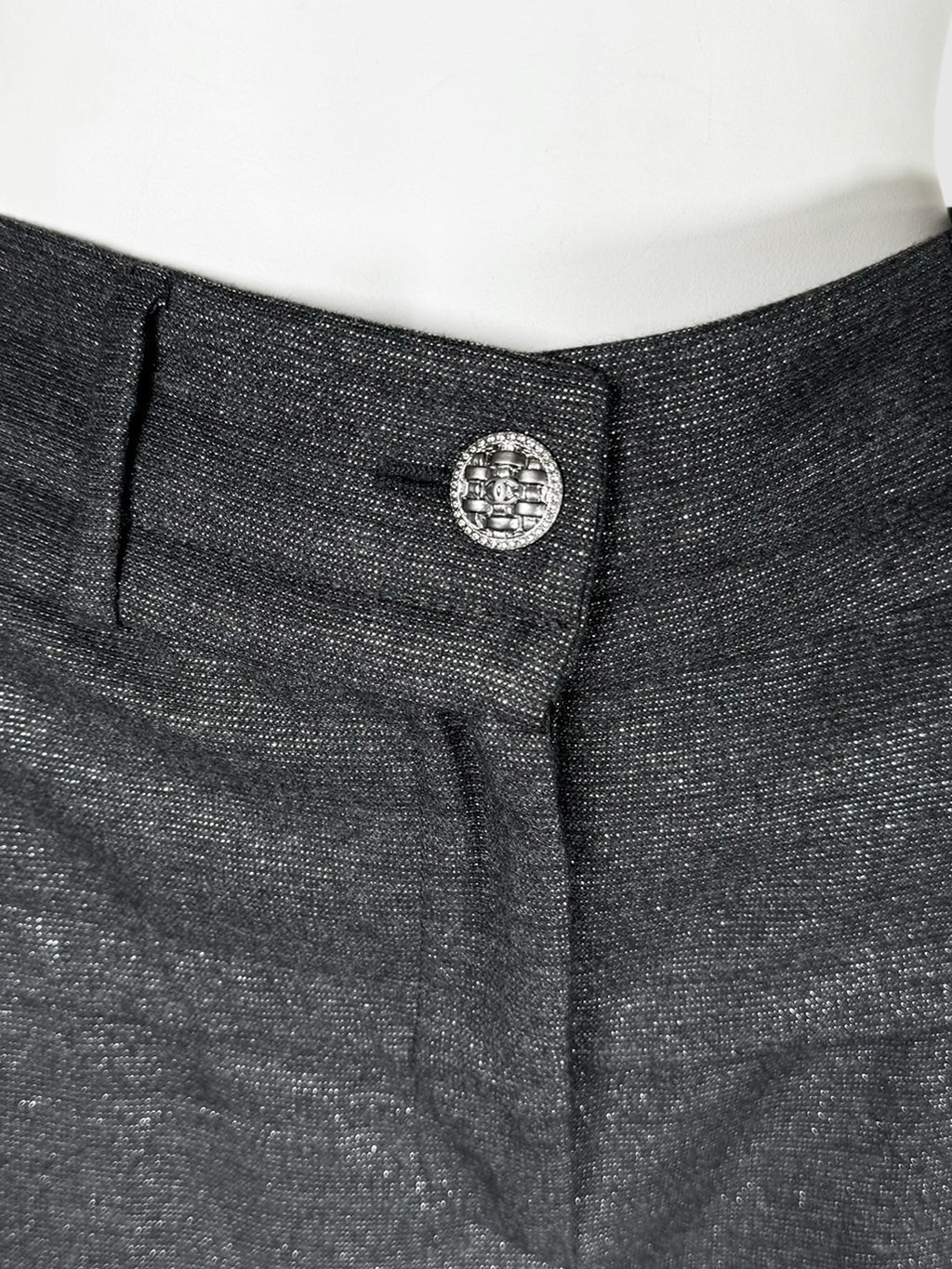 Metallic Wool Dress Pants - Size 40